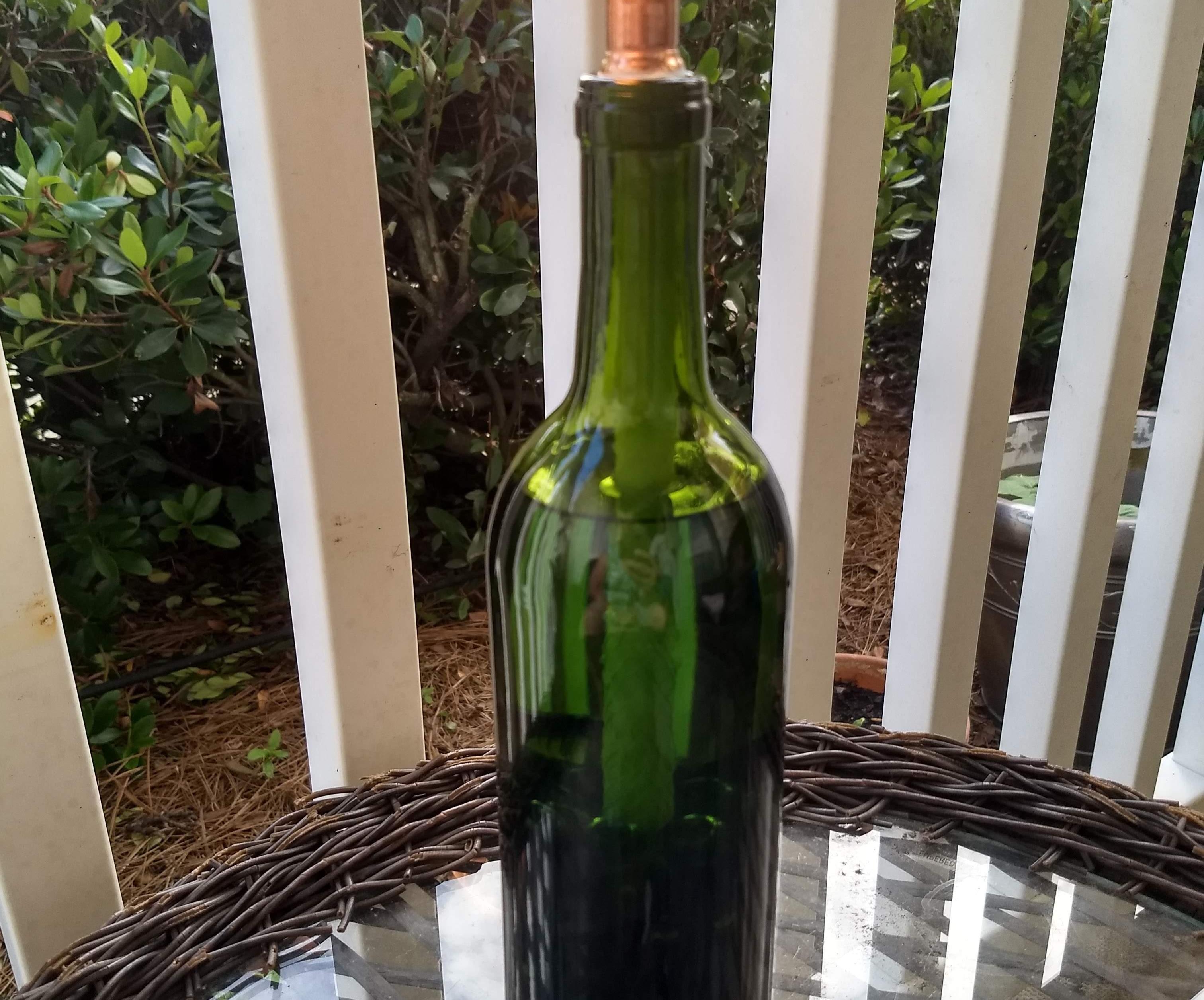 Wine Bottle Oil Lamp