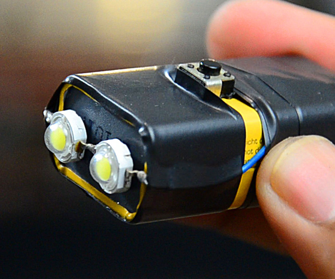 Super Bright 9v LED Flashlight 