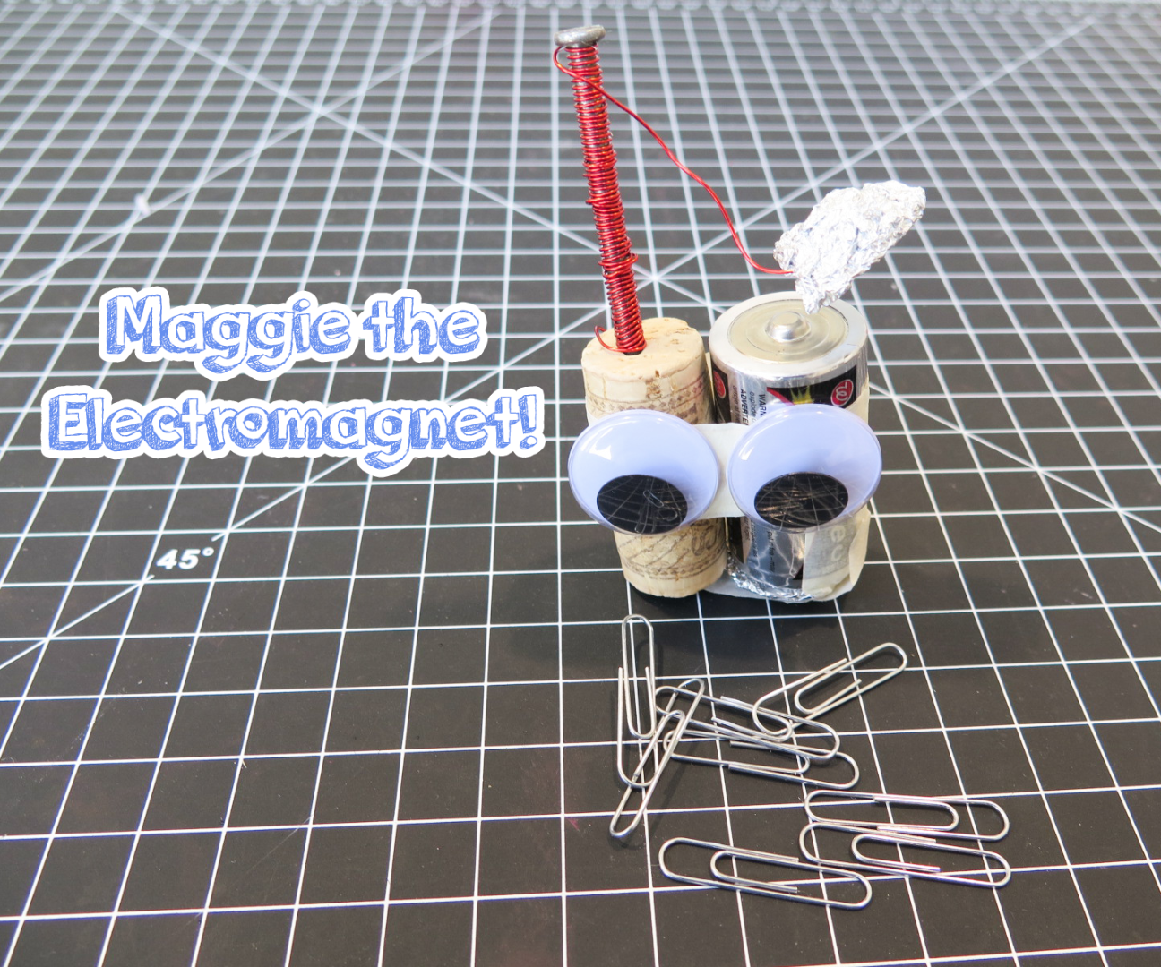 Maggie the Simple Electromagnet!