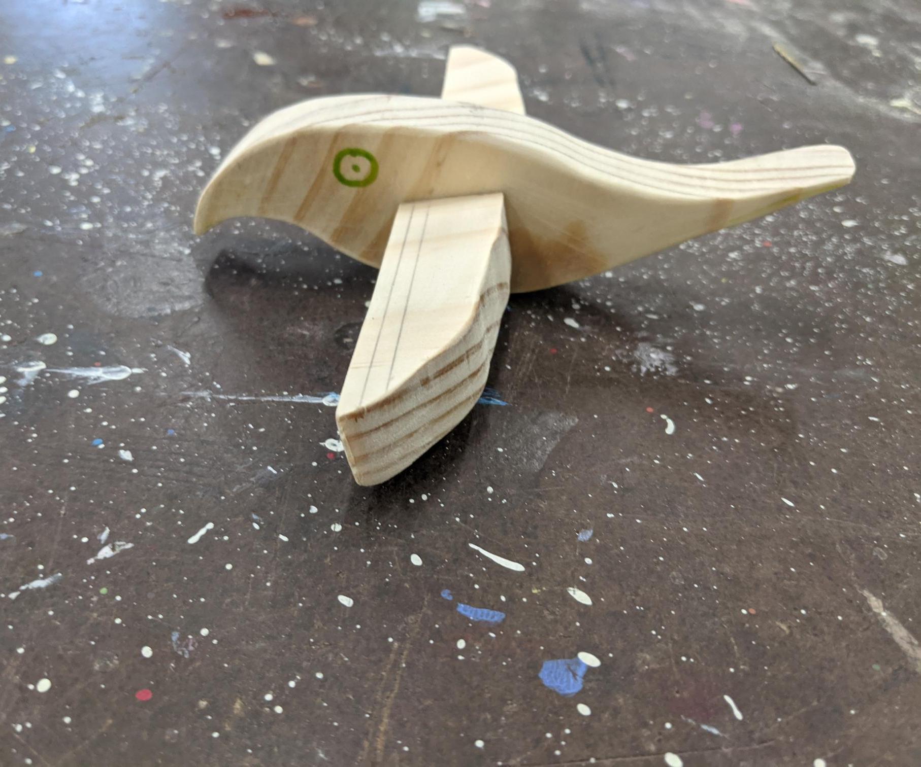 Wooden Scrap Bird