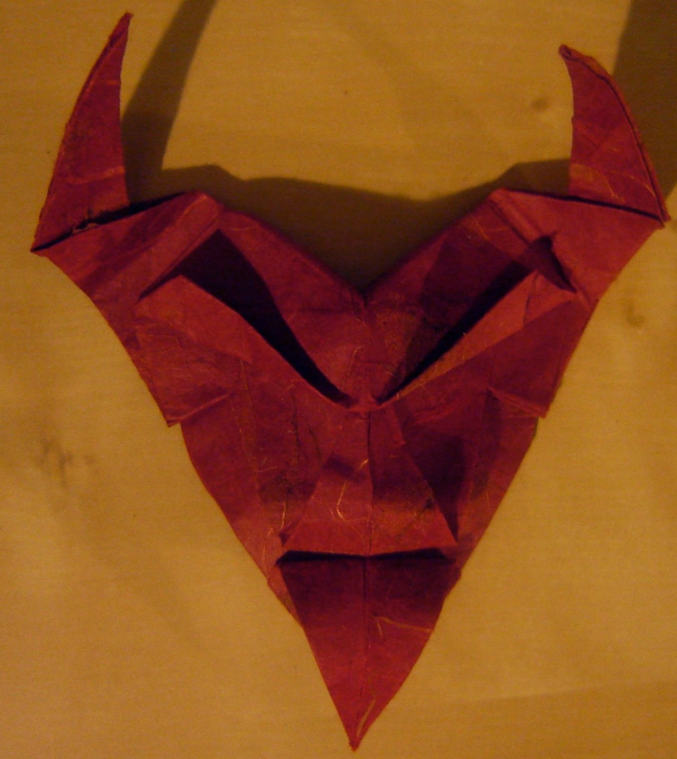 Origami Devil Mask