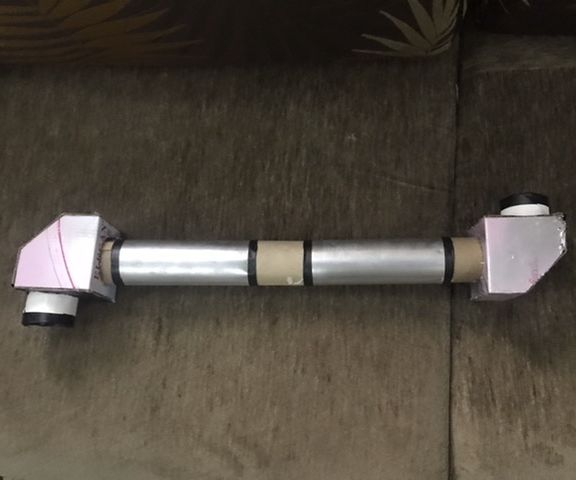 Cardboard Modular Periscope With Adjustable Height