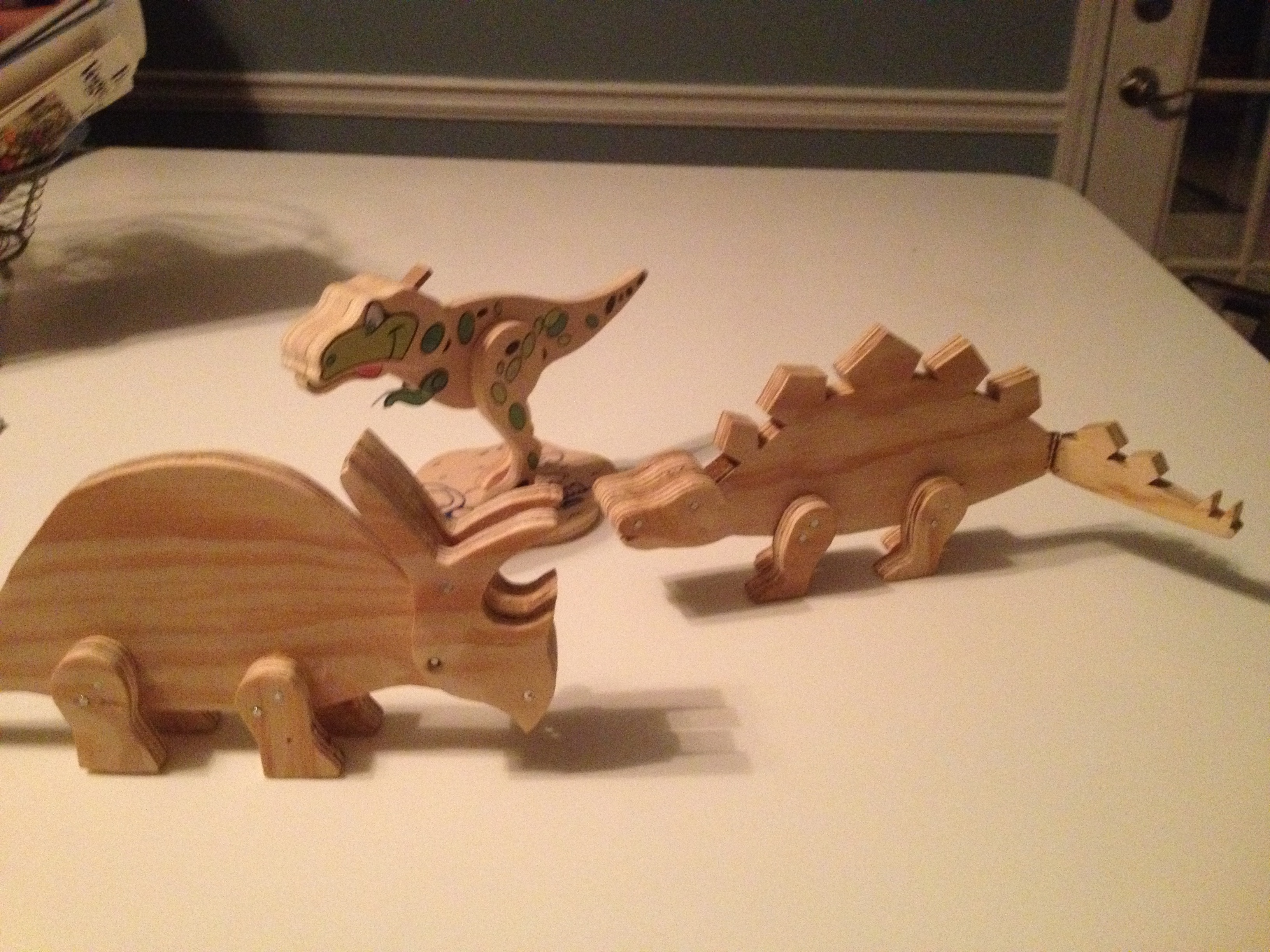 Wooden Toy Dinosaurs