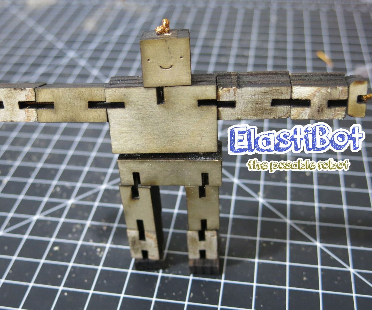 Elasti-Bot: the Posable Wooden Robot