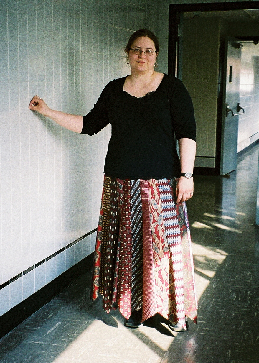 Make a Skirt From Neckties