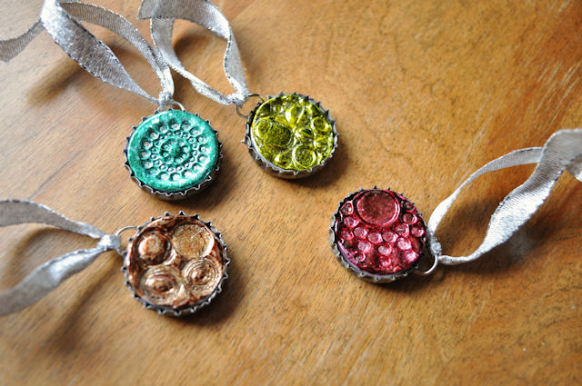 Bottle Cap Wine Glass Charms