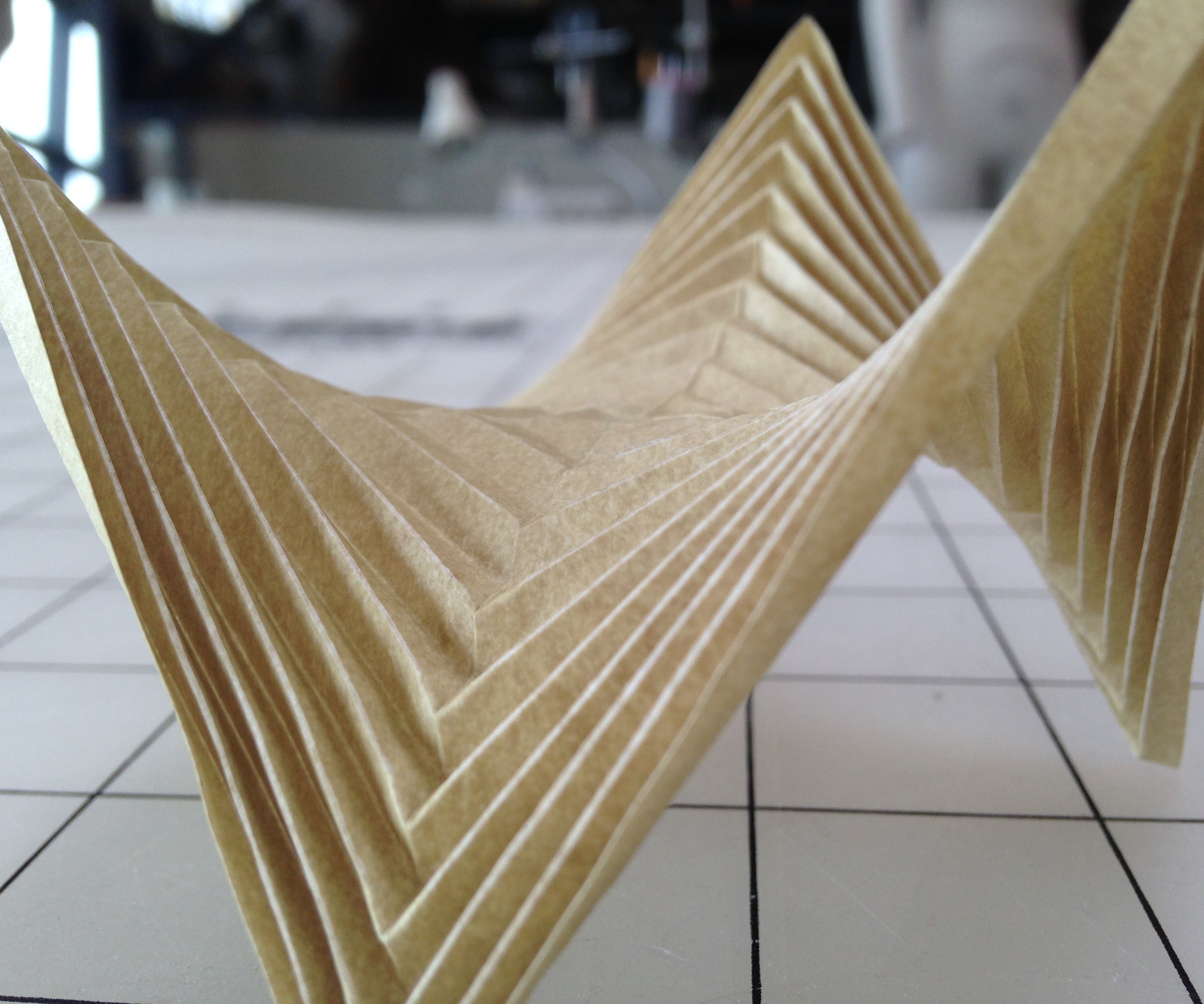 Laser Etched Paper for Folding Complex Forms