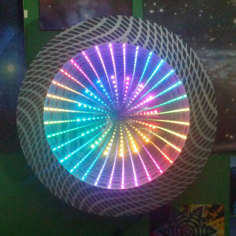 18" Round LED Infinity Mirror Kit