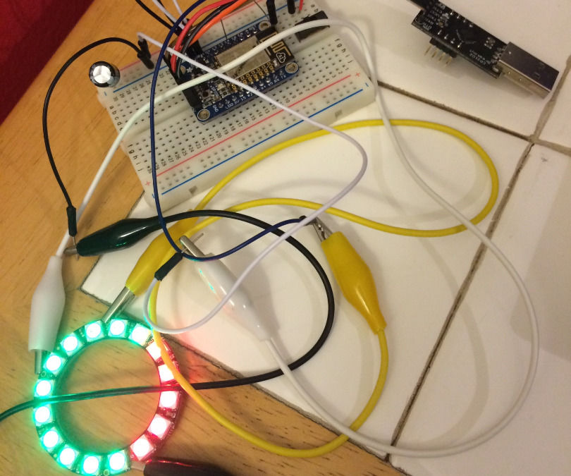 ESP8266 Controlling WS2812 Neopixel LEDs Using Arduino IDE - a Tutorial