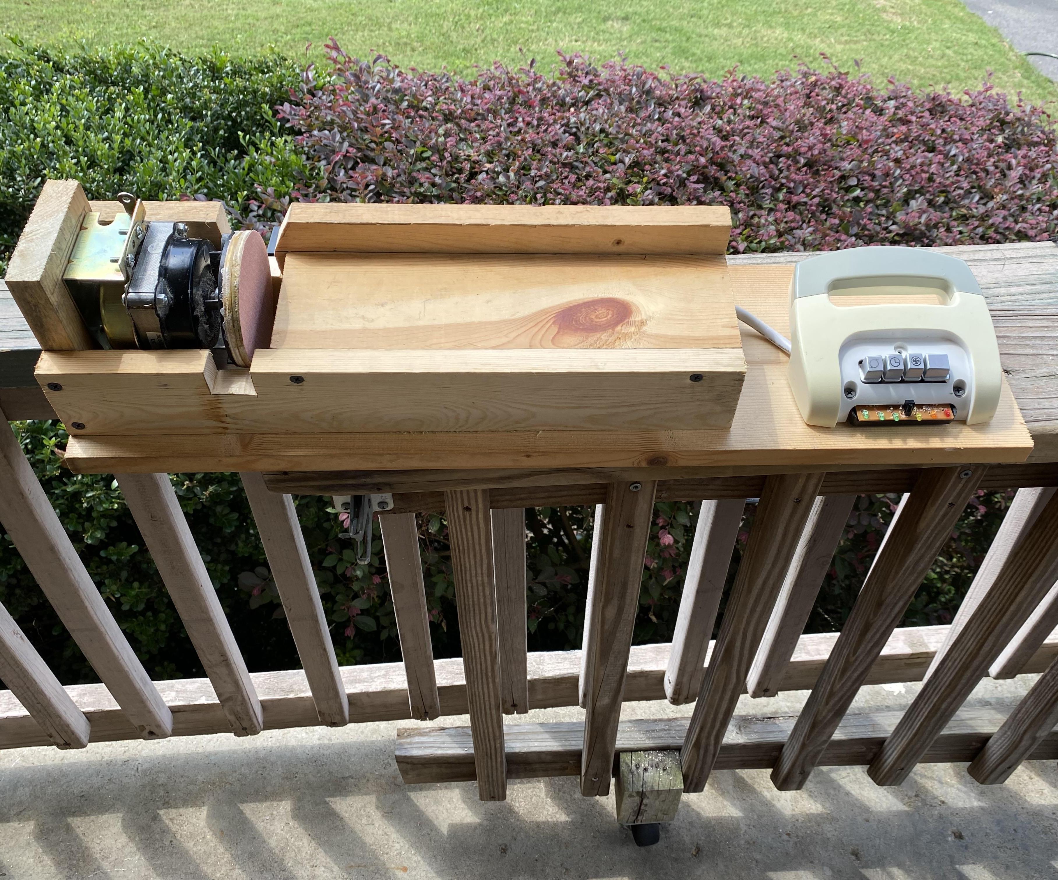 Disc Sander From Old Tower Fan - DIY Power Tool-Updated