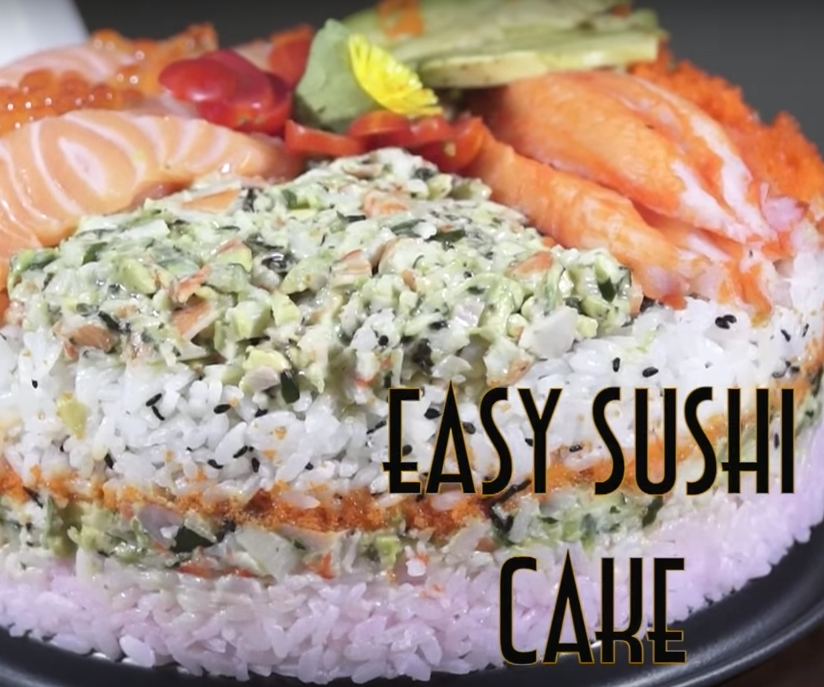 Easy Sushi Cake Recipe