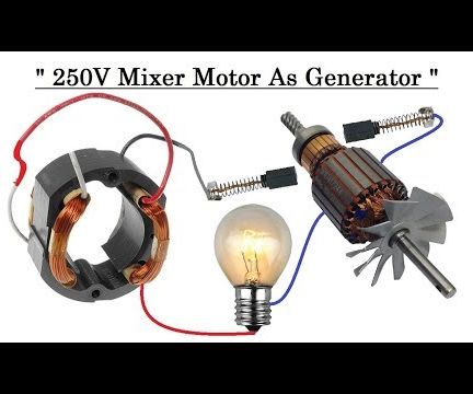 Making a Powerful Generator From a Blender Motor DIY