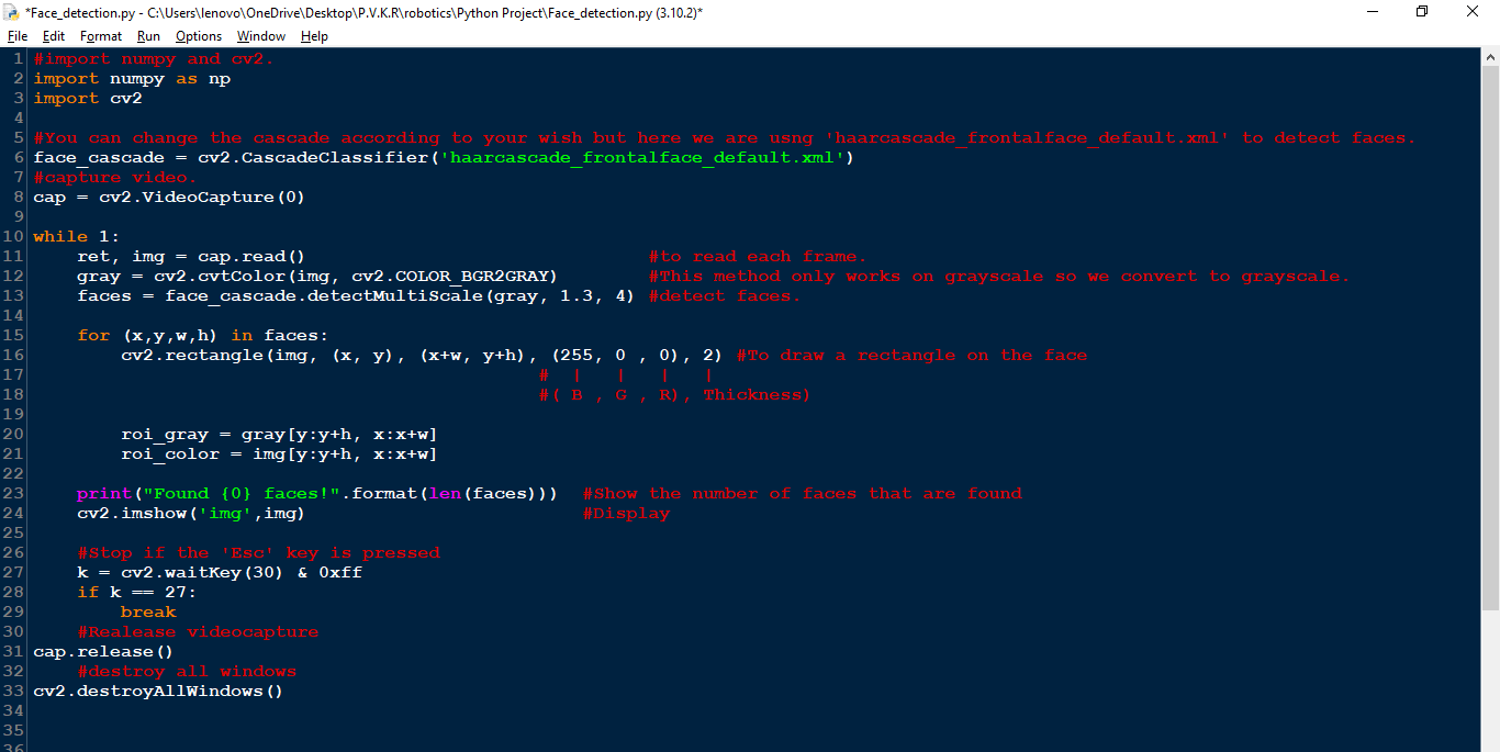 _Face_detection.py - C__Users_lenovo_OneDrive_Desktop_P.V.K.R_robotics_Python Project_Face_detection.py (3.10.2)_ 4_1_2022 2_55_16 PM.png