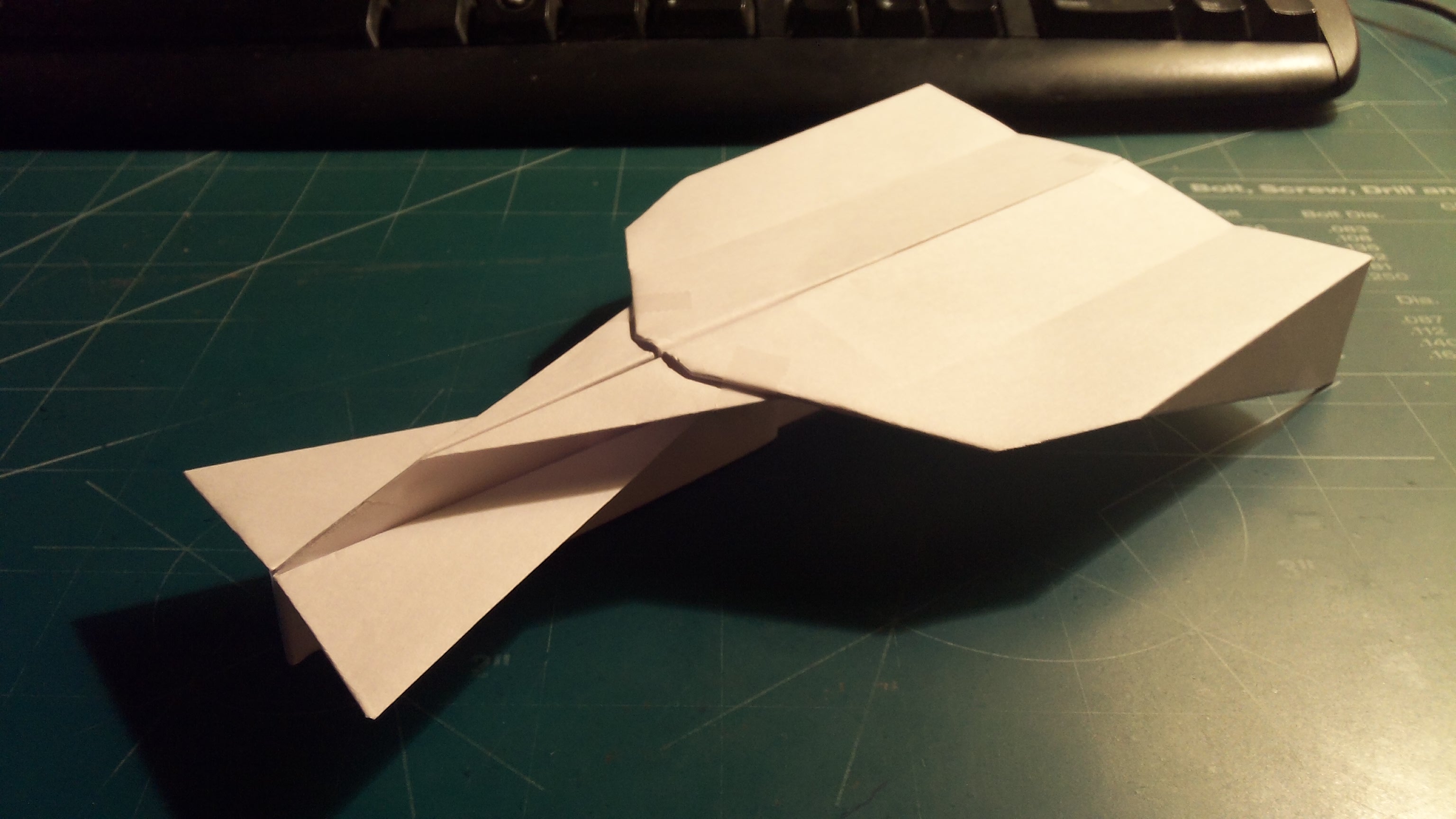 How to Make the Super StratoVulcan Paper Airplane