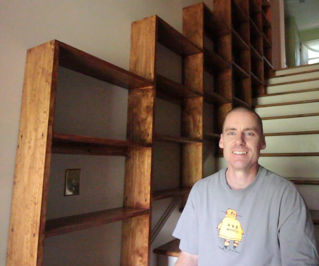 Stairway Bookshelves