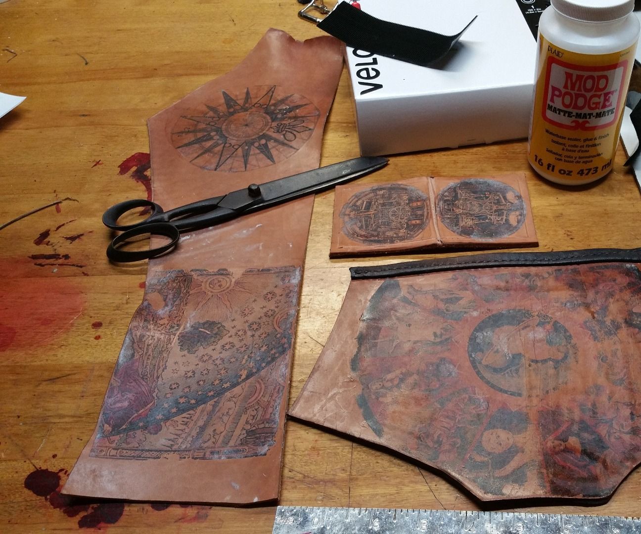 Torins Tutorials: Steampunk Leather Ink Transfer