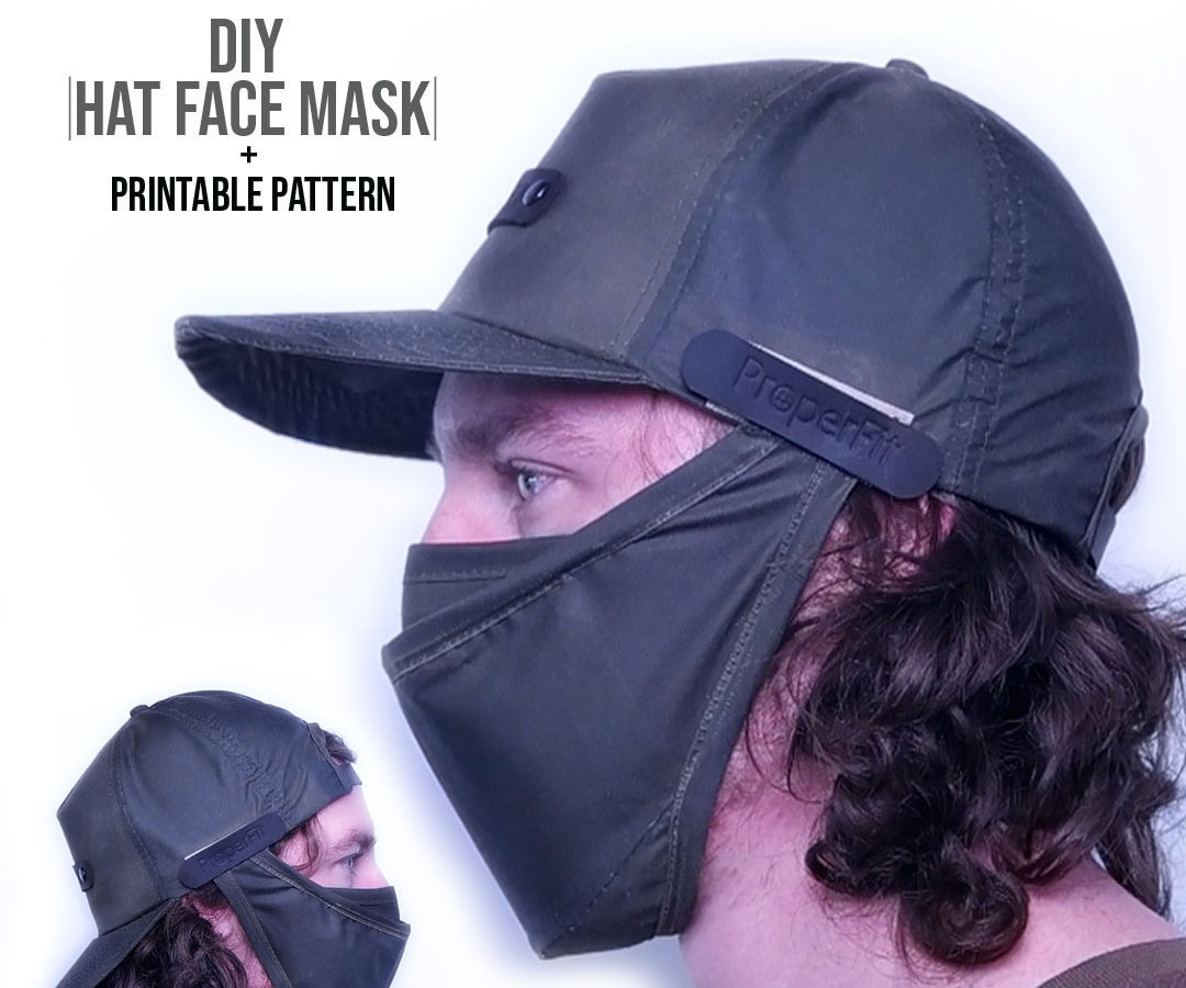 Detachable Face Mask for Hat