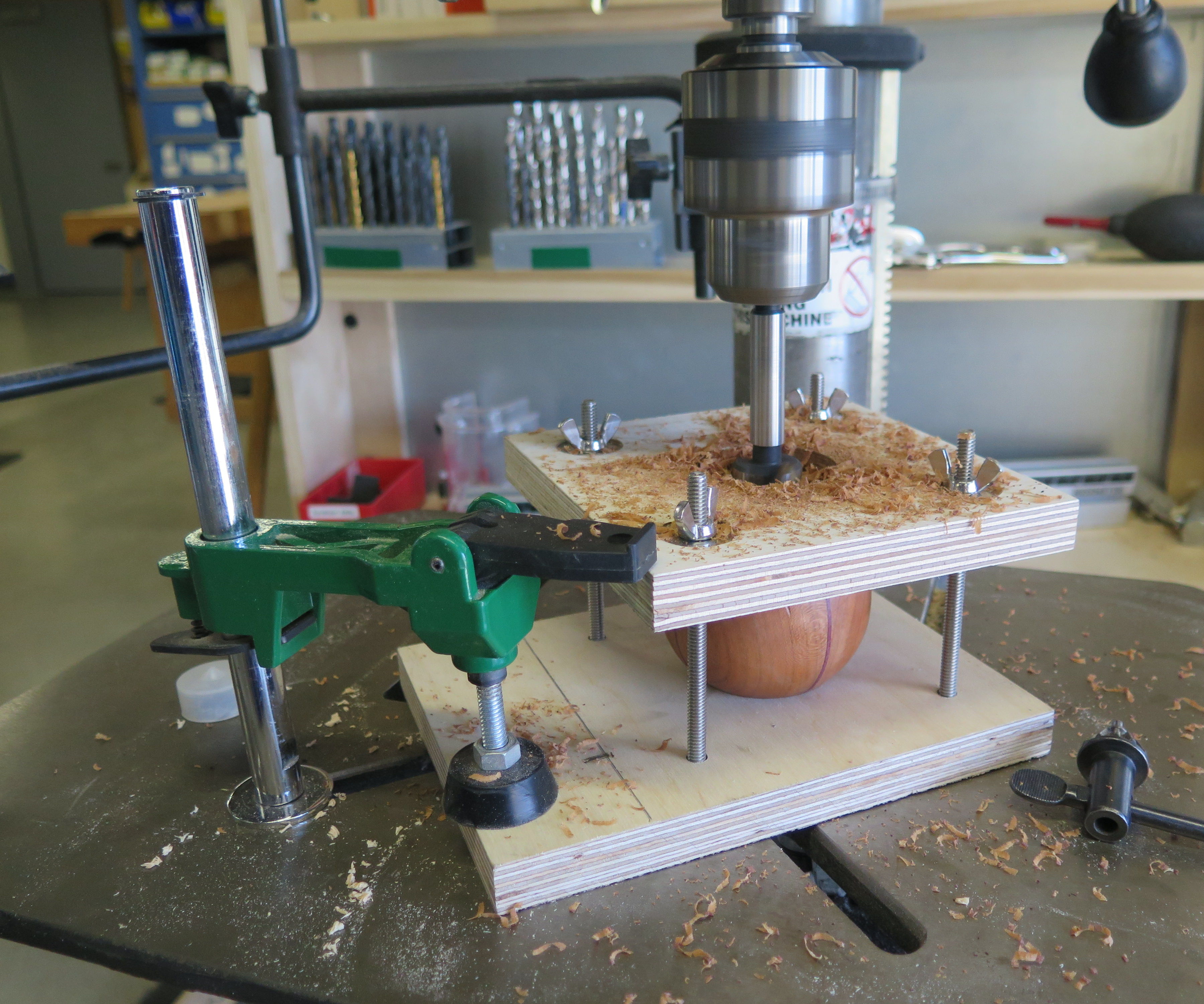 Sphere Drilling Jig