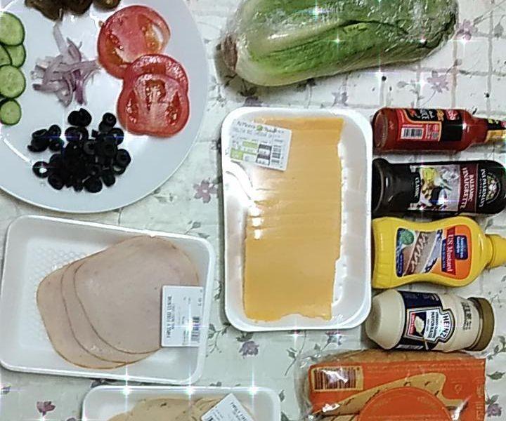 TURKEY CHICKEN SHOOTER SANDWICH