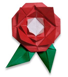 How to Make an Easy Origami Valentines Rose!