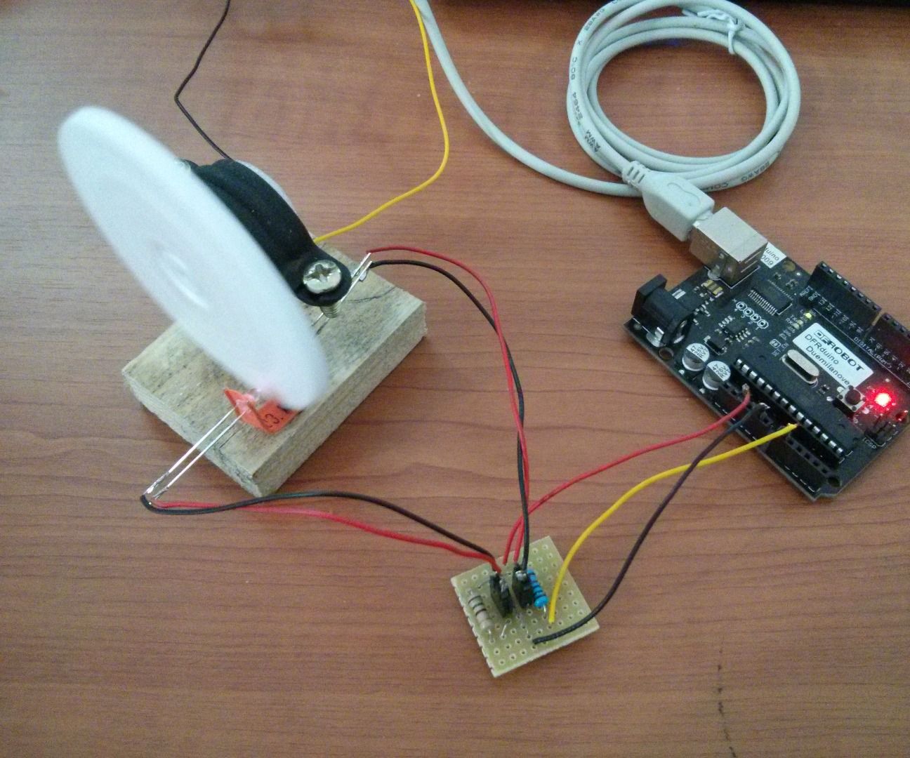 Infrared Tachometer Using Arduino