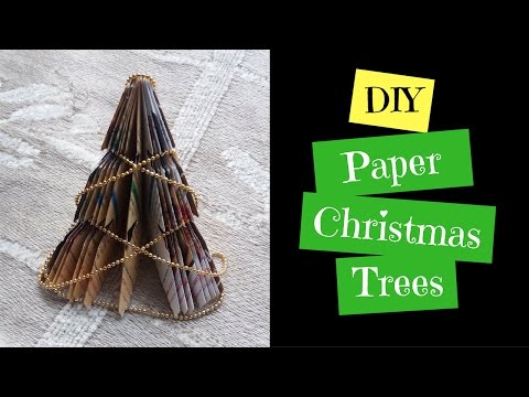 DIY: Paper Christmas Tree | Paper Christmas trees tutorial | DIY Paper Christmas tree |Art and Craft