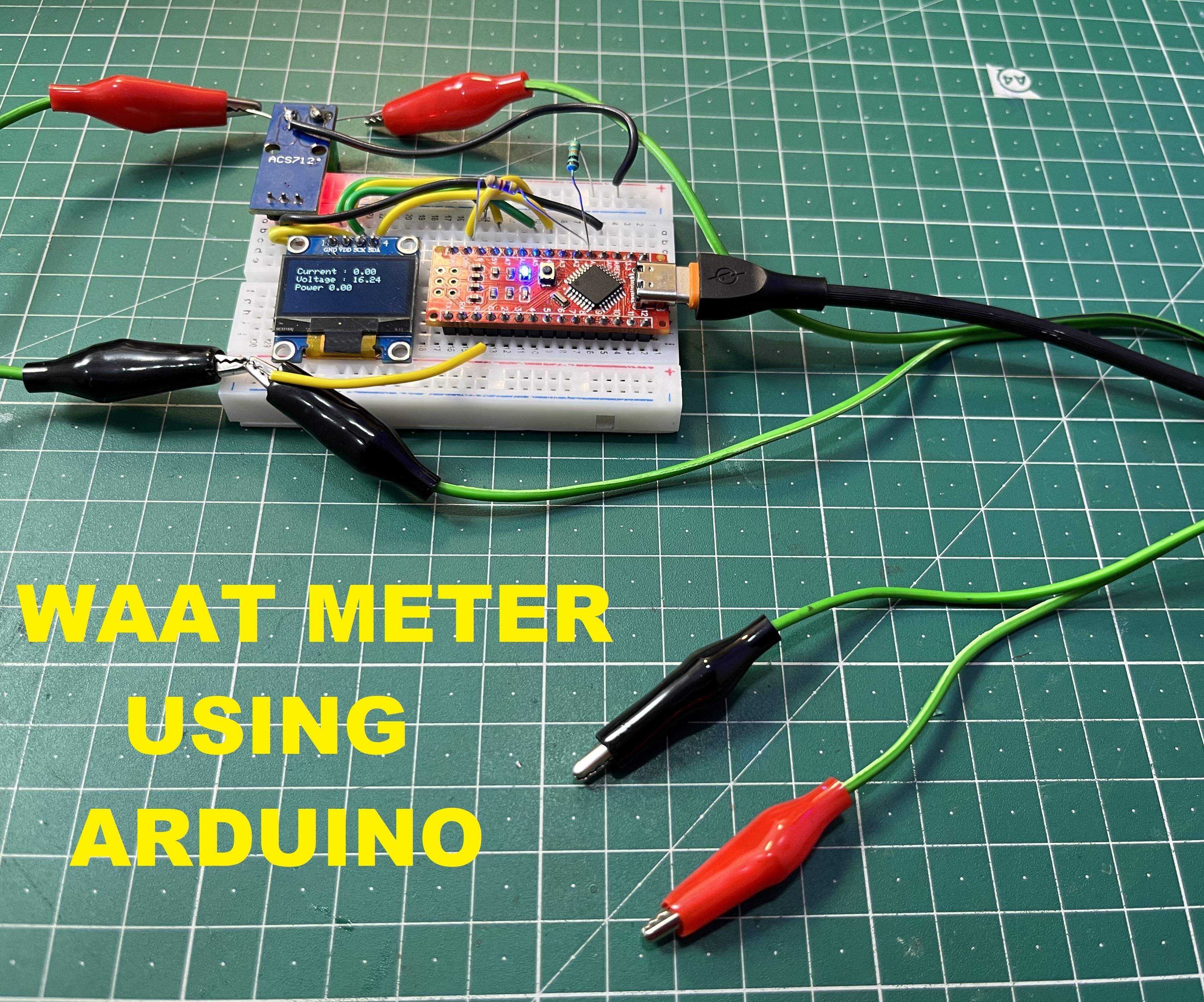 Arduino Based Simple Watt-meter Shield