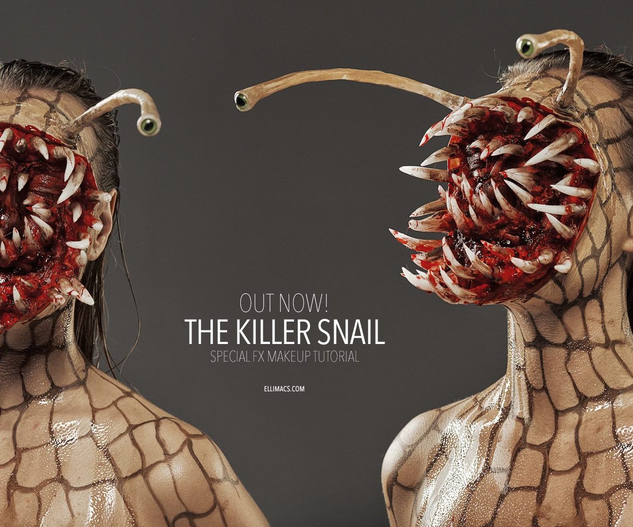 Killer Snail - Halloween SFX Makeup Tutorial