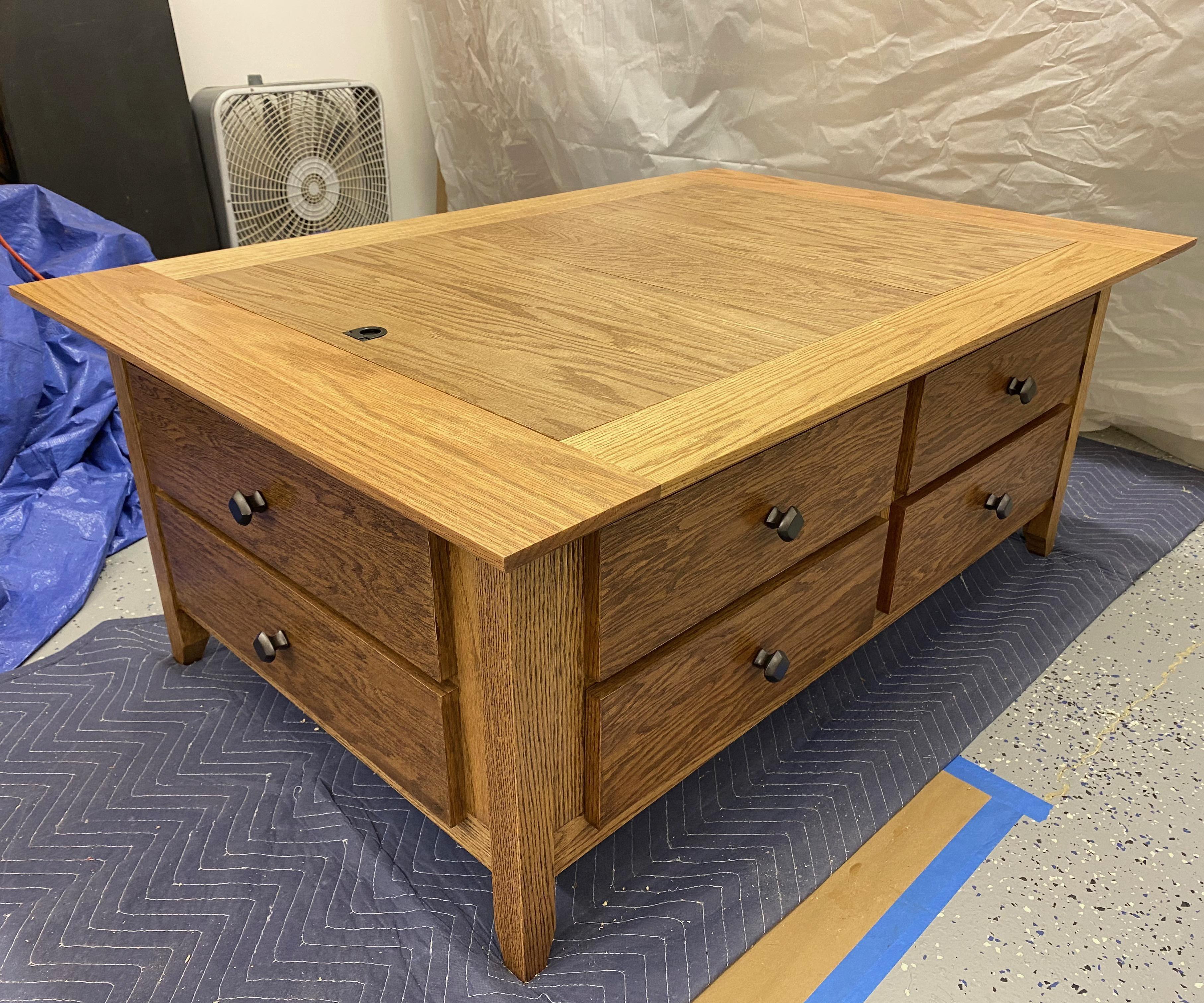 Gaming Coffee Table With Hidden Gaming Area