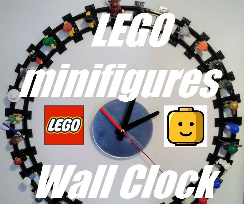 Lego Wall Clock With Minifigures