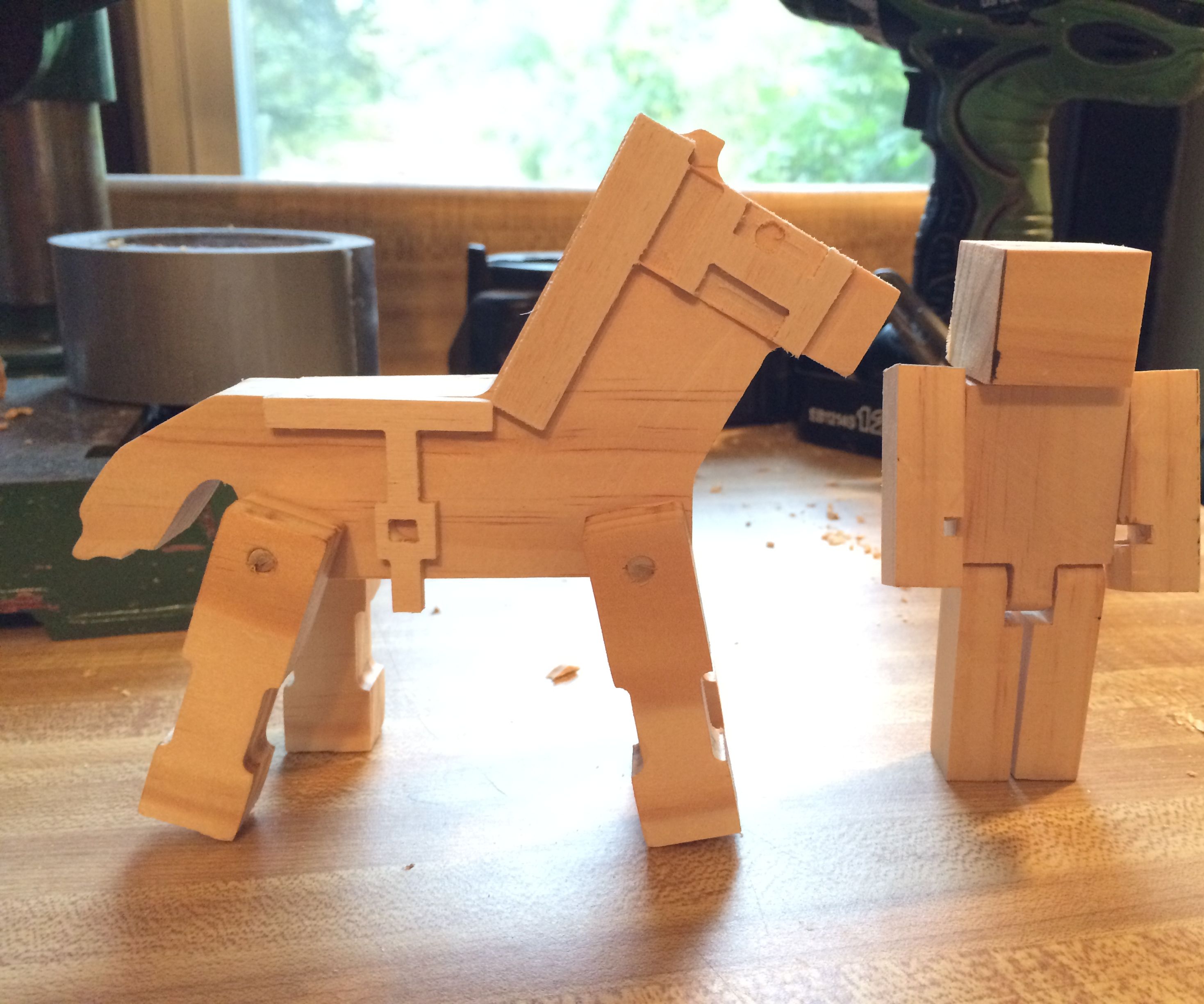 How to Make Wooden MineCraft Toys