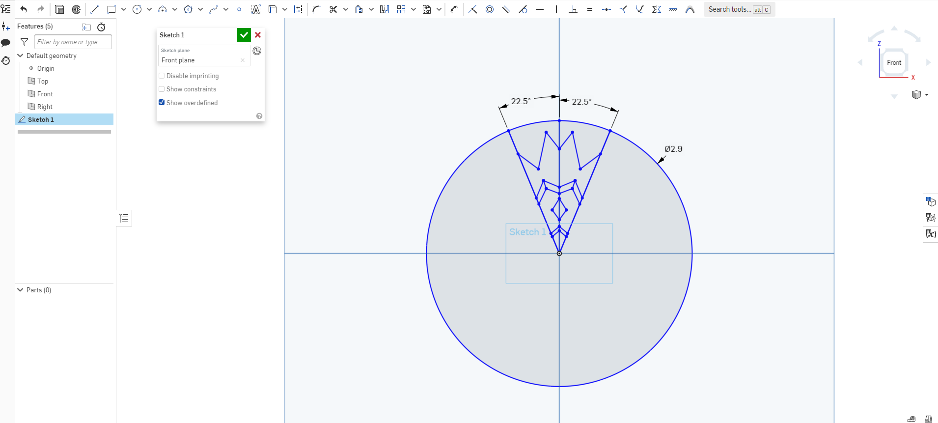 2FloresAngel3dPrintedSnowflakeTrophy - step 2 _ Part Studio 1 - Google Chrome 12_5_2022 9_58_37 AM.png