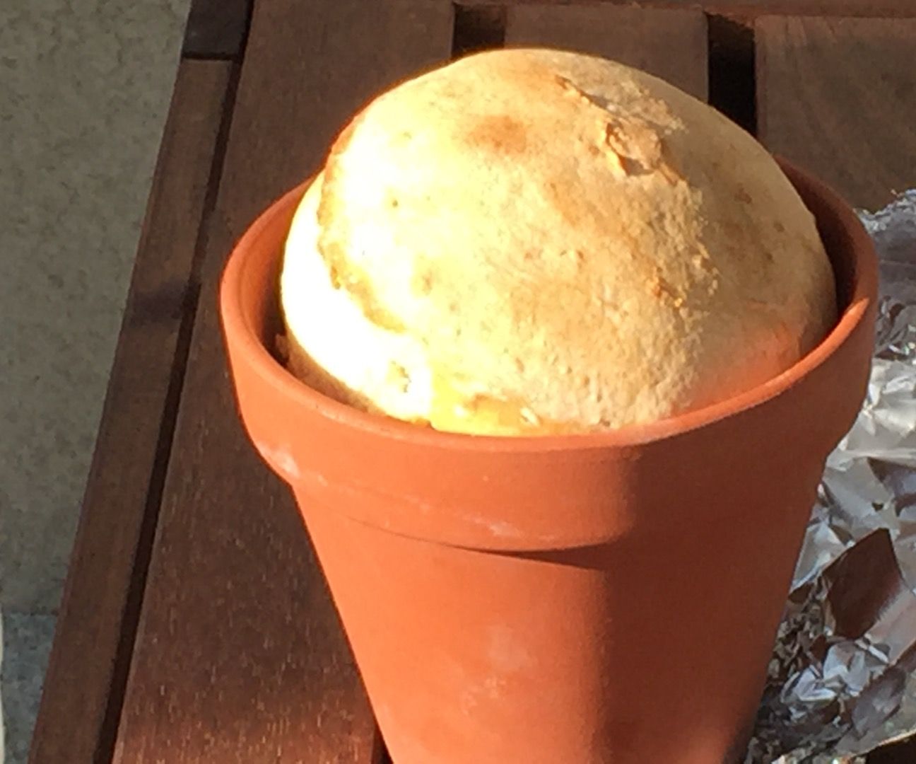 Clay Flowerpot Bread/ Camping Bread