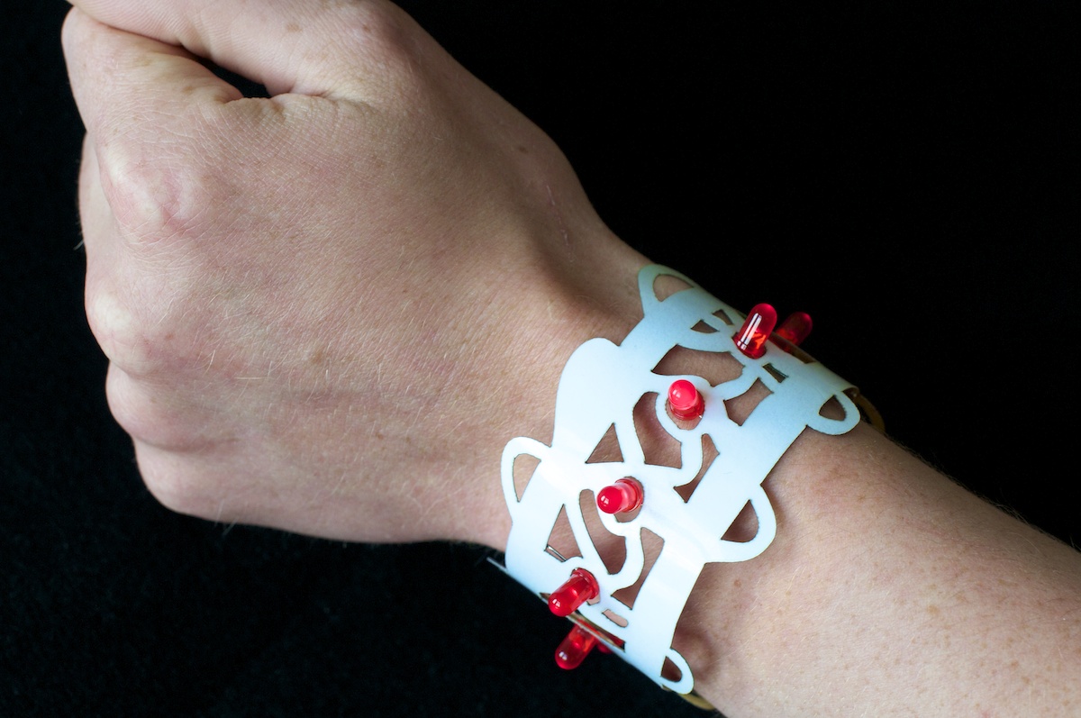 Lasercut BraceLED Bracelet