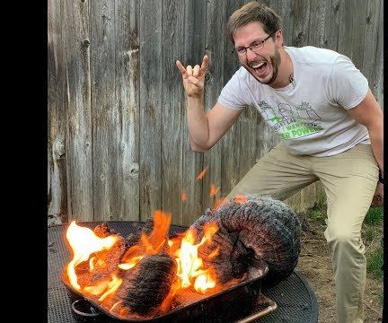 Fire Snakes in Liquid Sand Gas Fire!