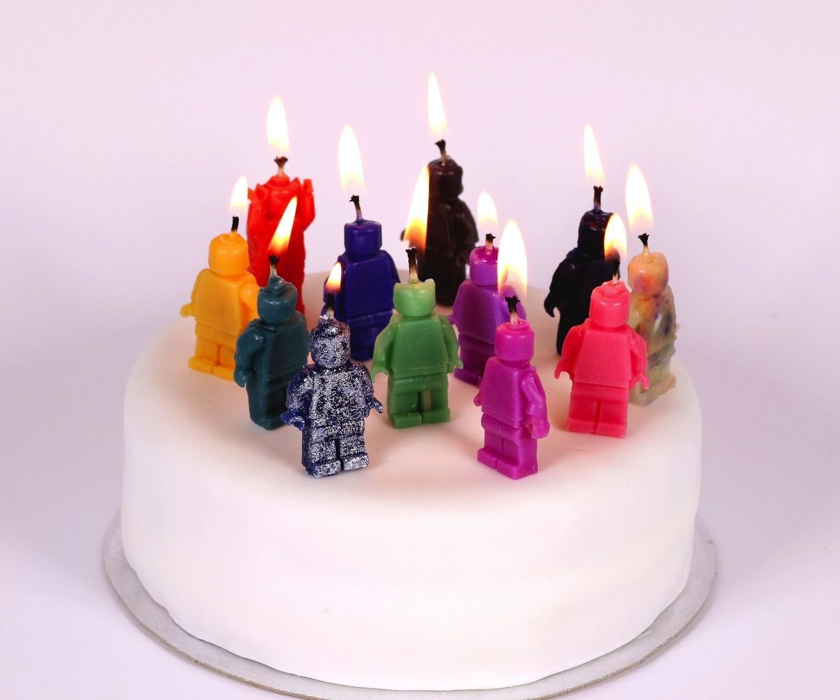 Custom-Made Wax Candles (Cast Using Sugru Moulds)