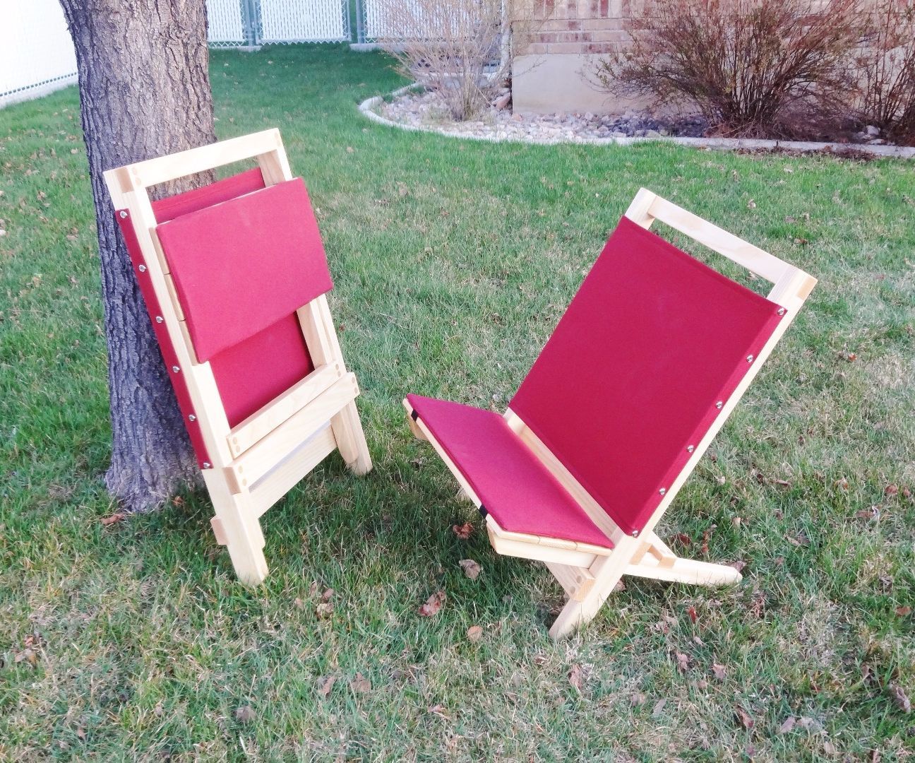 Flat-Pack Wooden Chairs