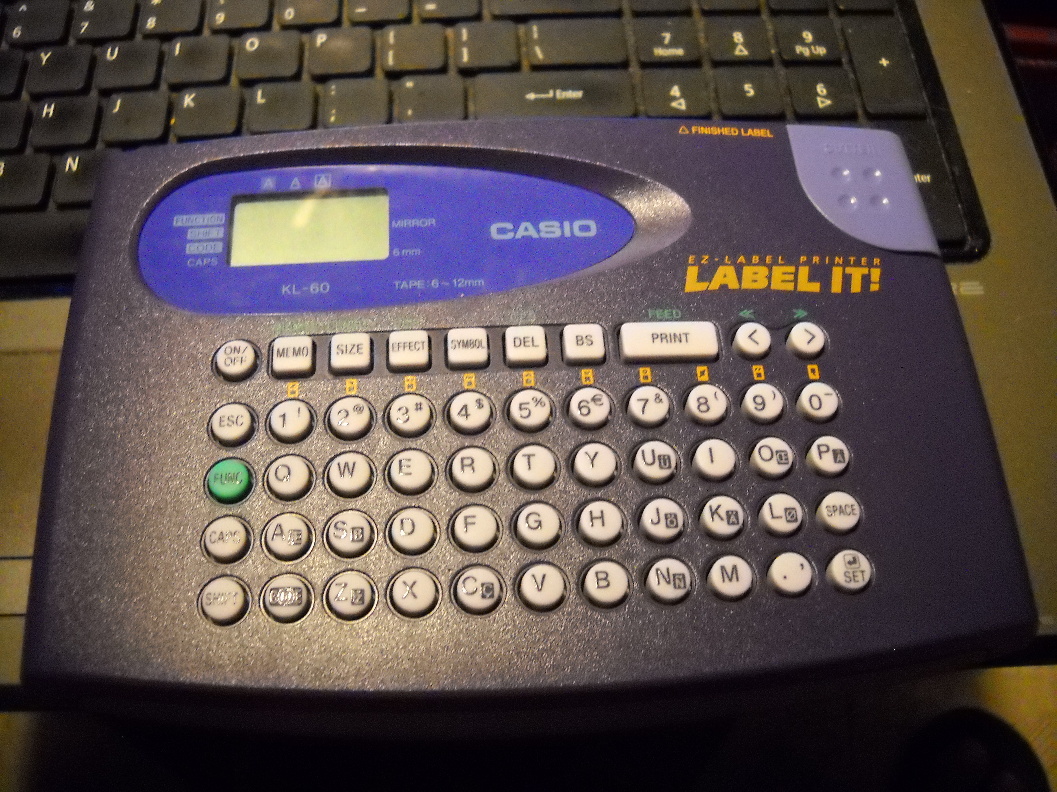 (15) Cassio Label Maker, Battery Operated to Solar Pluggable