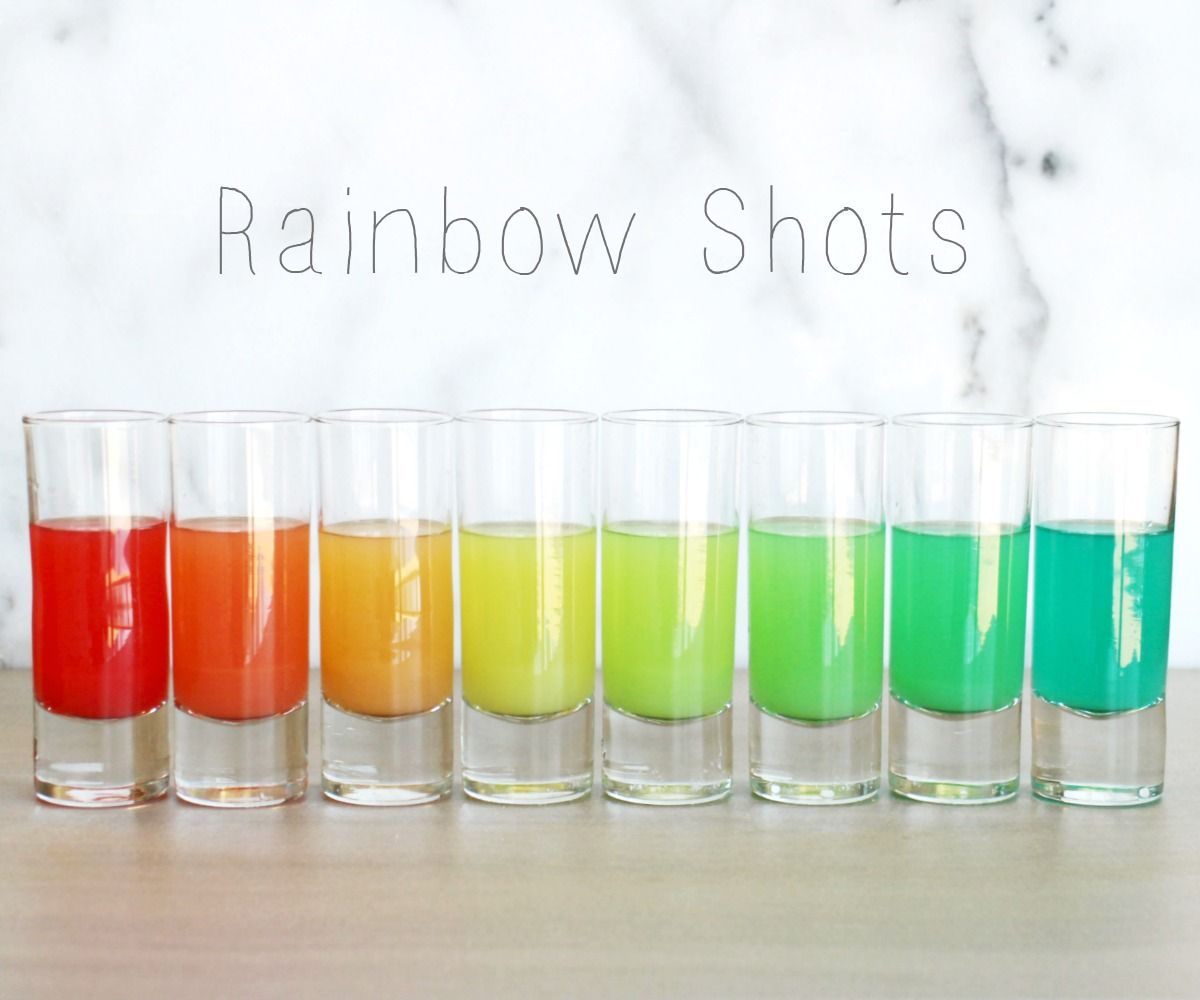 How to Make Rainbow Shots