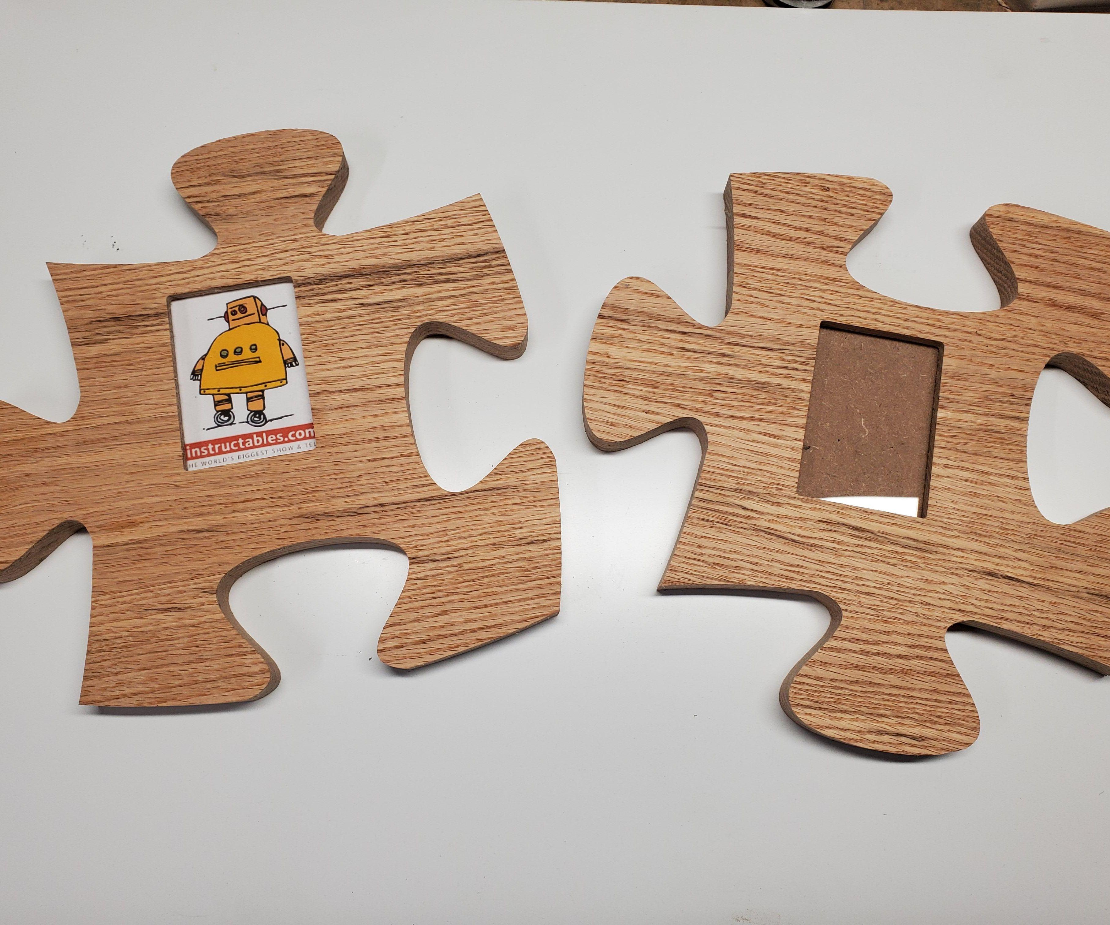 Puzzle Piece Picture Frames