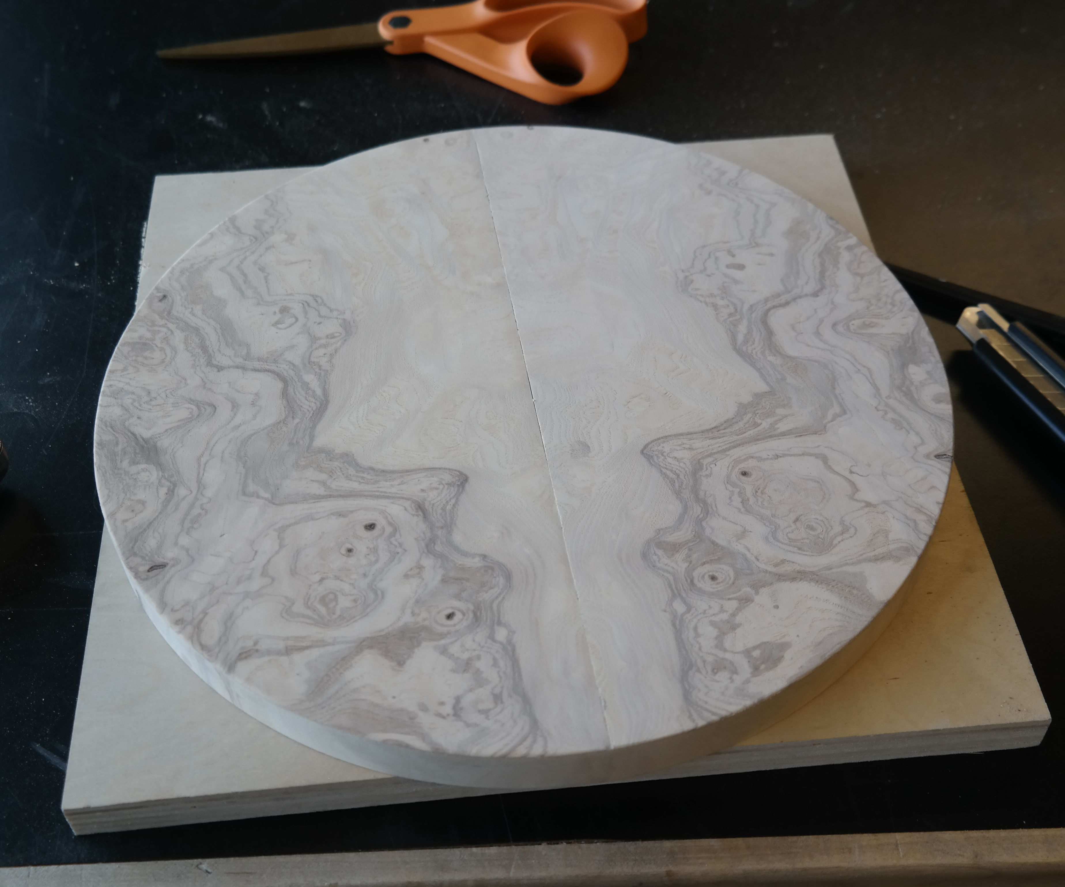 Burl Veneer Base