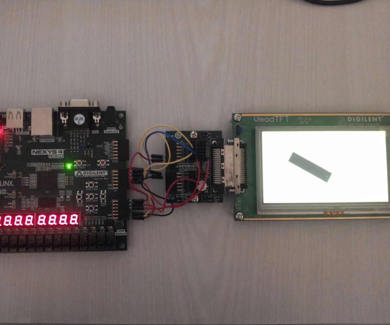 Emulated Speedometer on a LCD