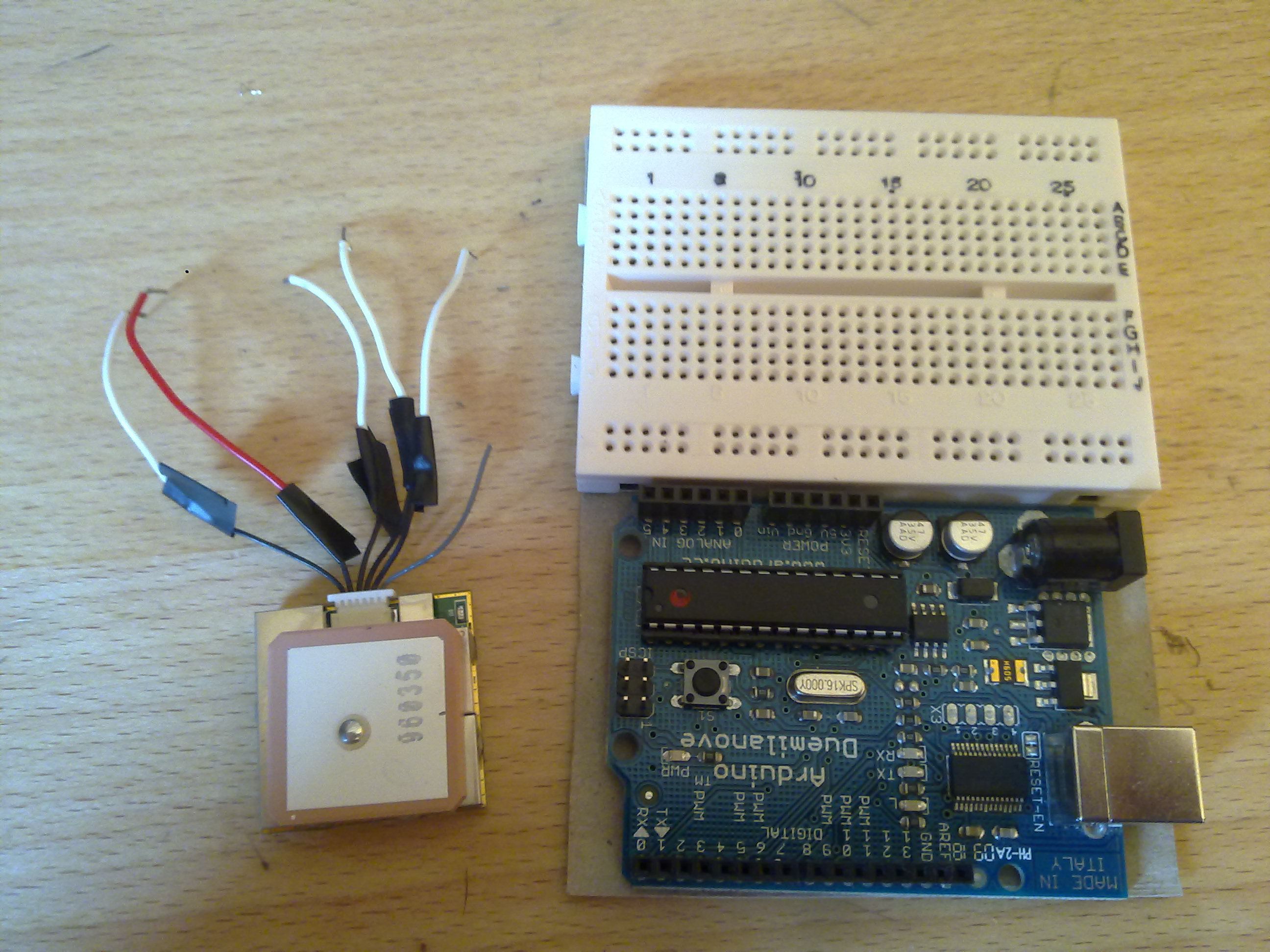 Connecting GPS-module to Arduino