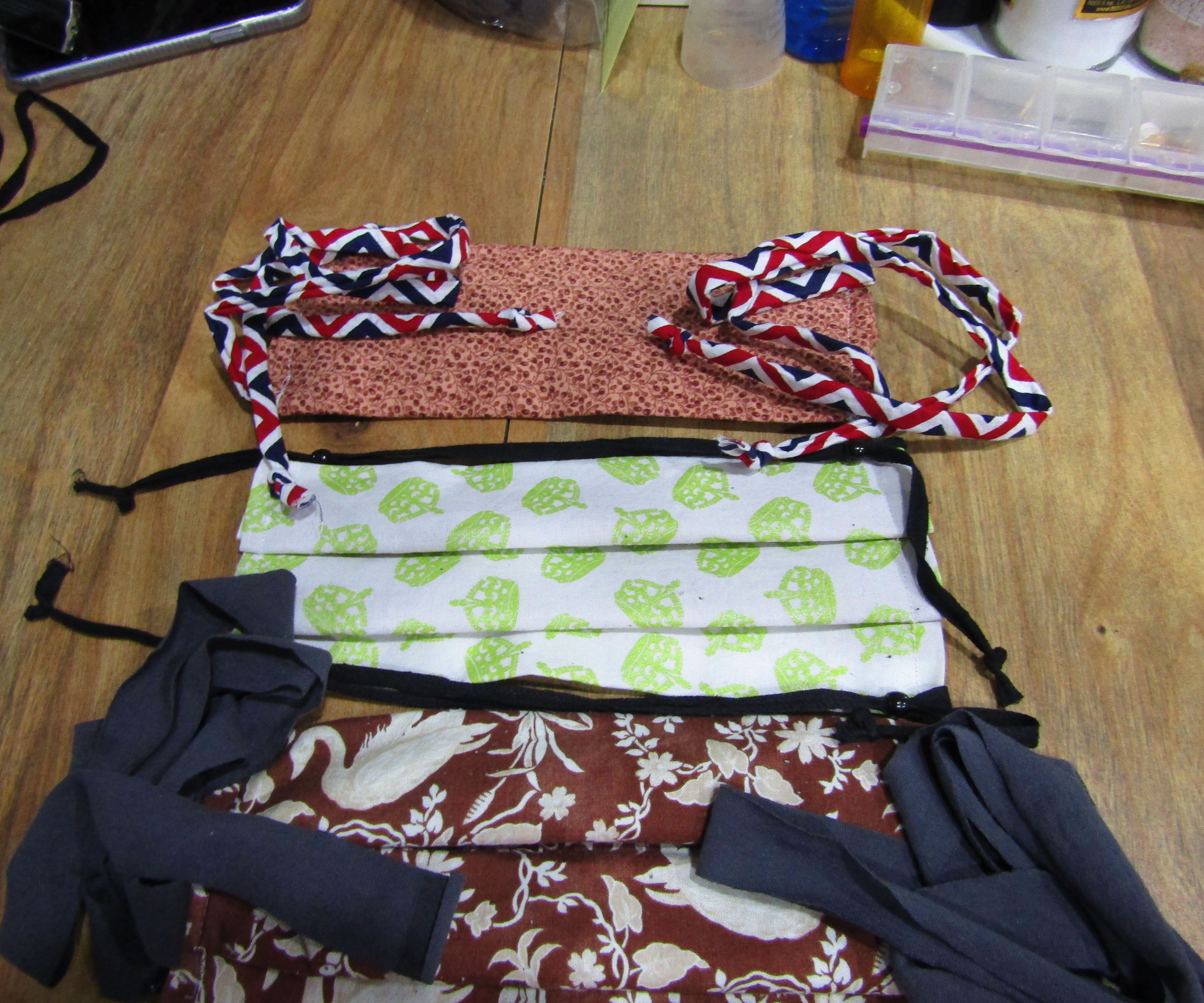 A Tale of Ties:  for Personal Face Masks