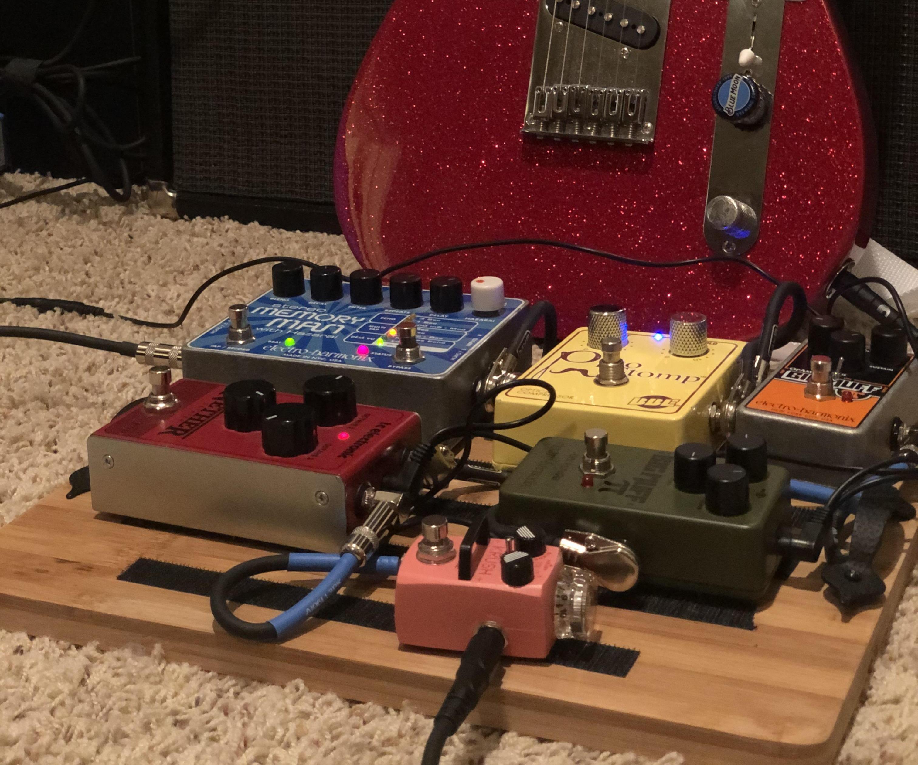 DIY Upcycled Pedalboard