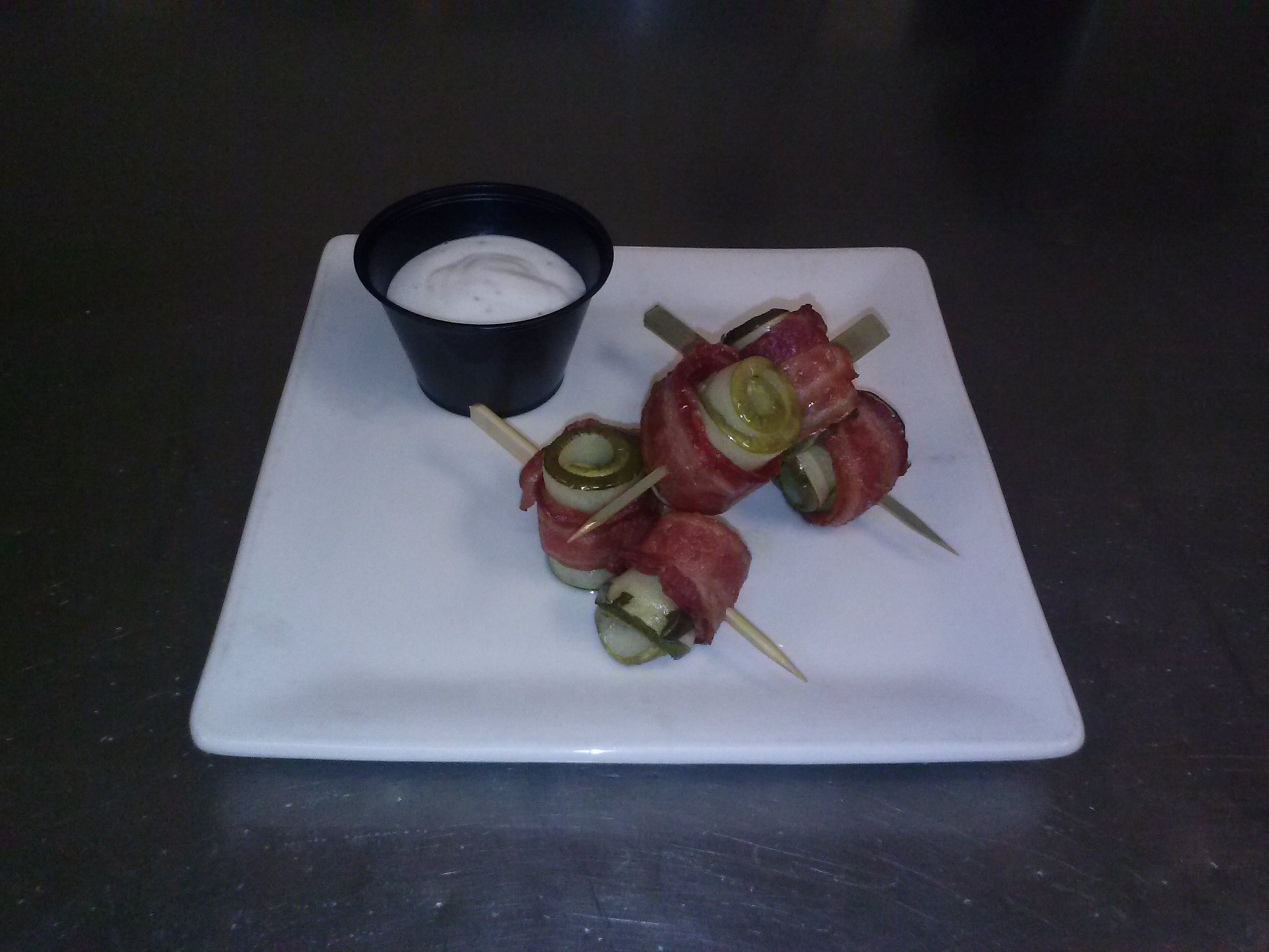 Bacon Wrapped Pickles