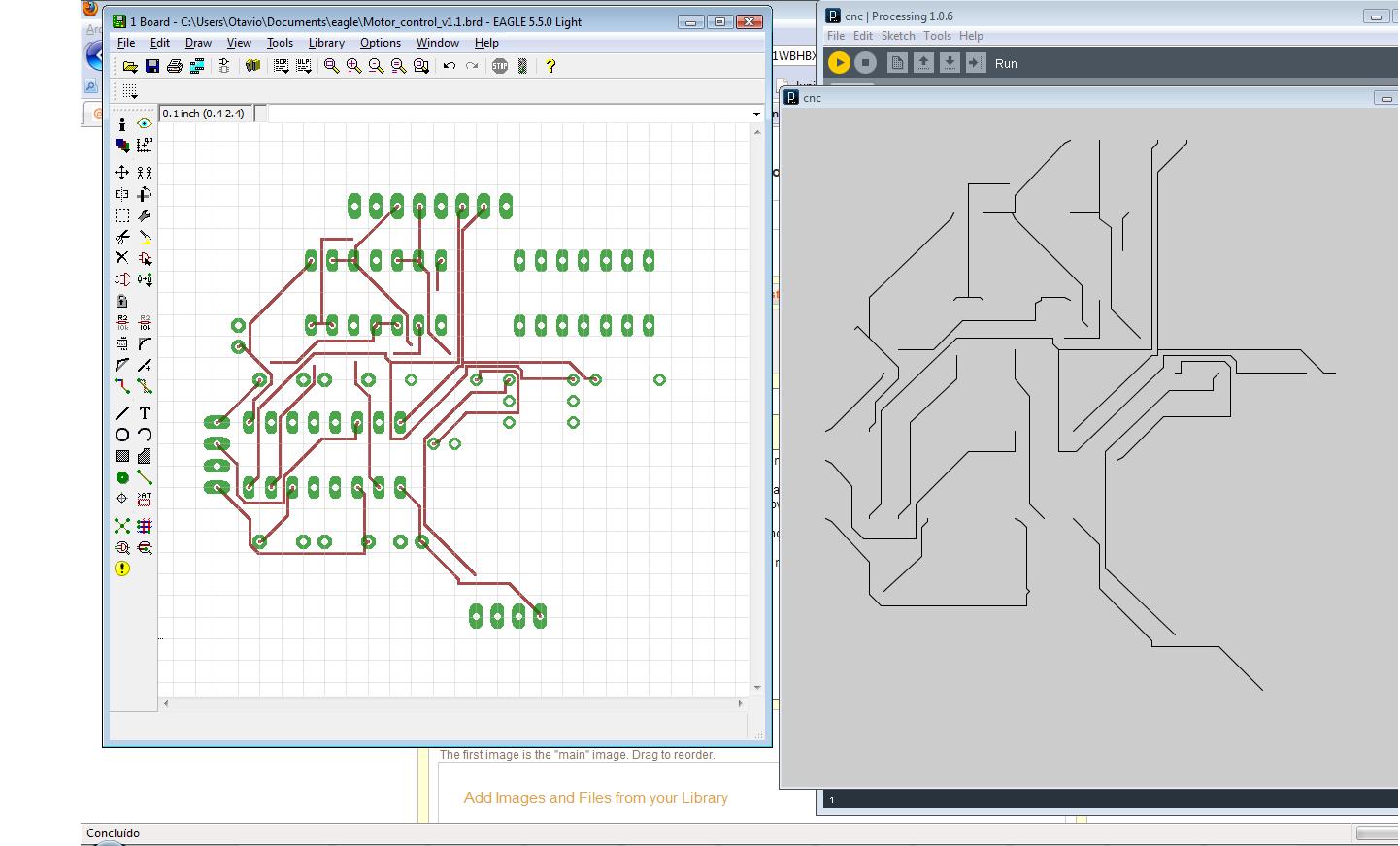 CNC G-Code Interpreter Using Processing