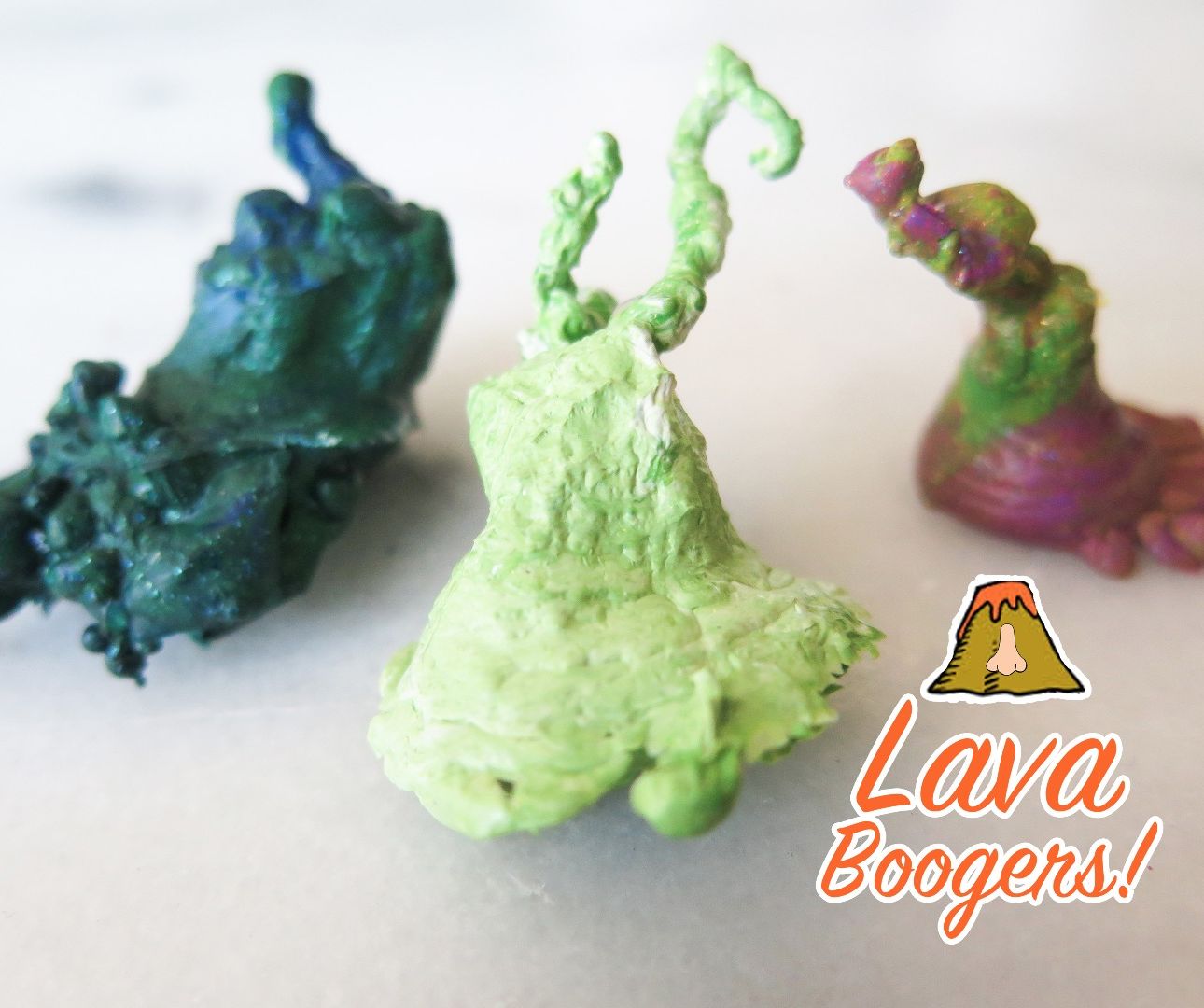 Lava Boogers! (aka Waxy Earth Science)