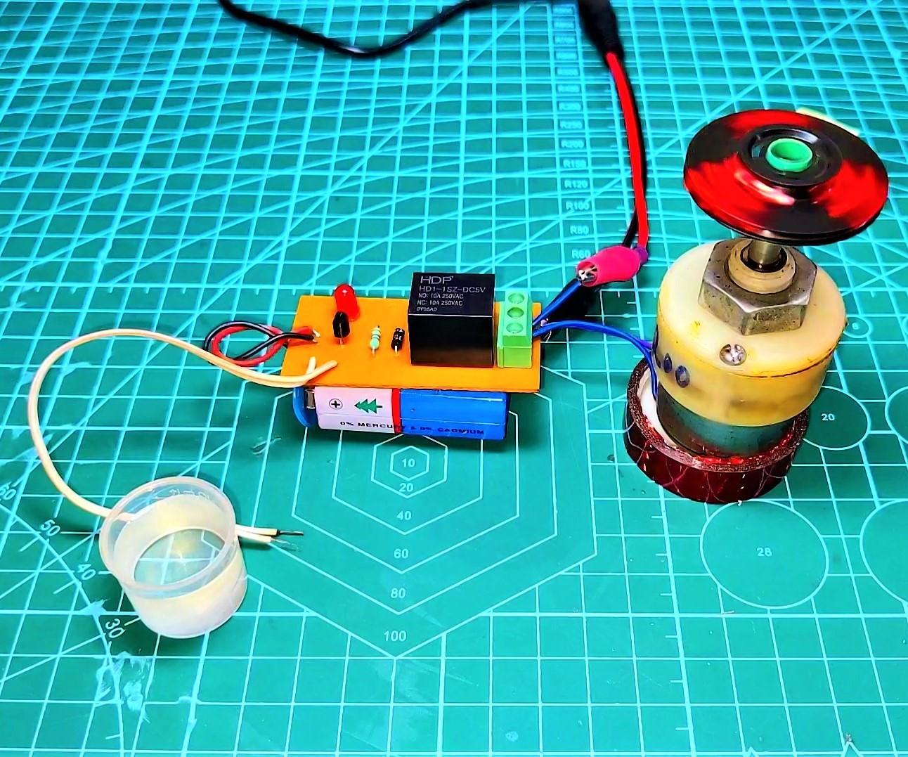 Automatic Water Pump Controller With PCB Board