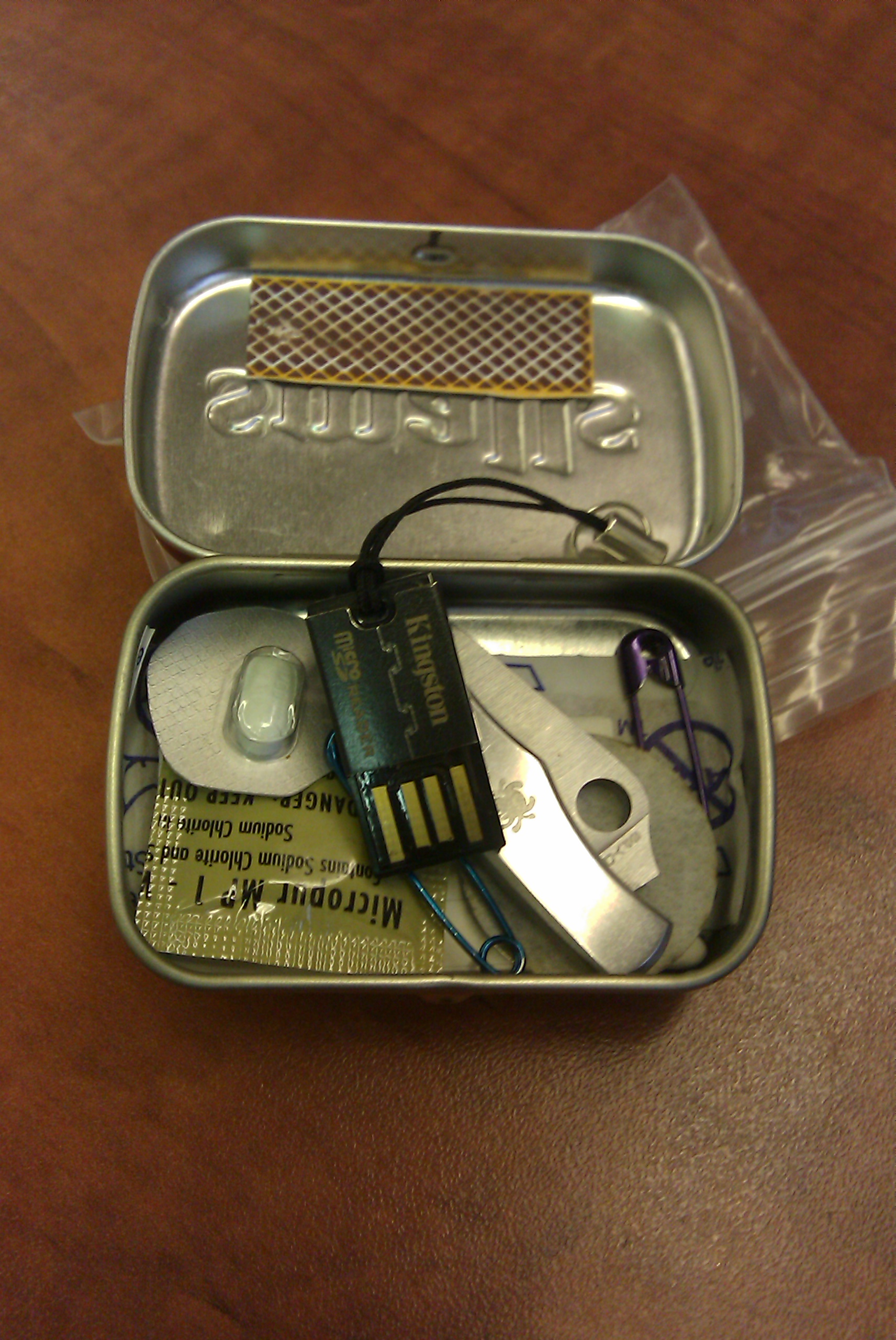 Mini Altoids Urban Survival Kit